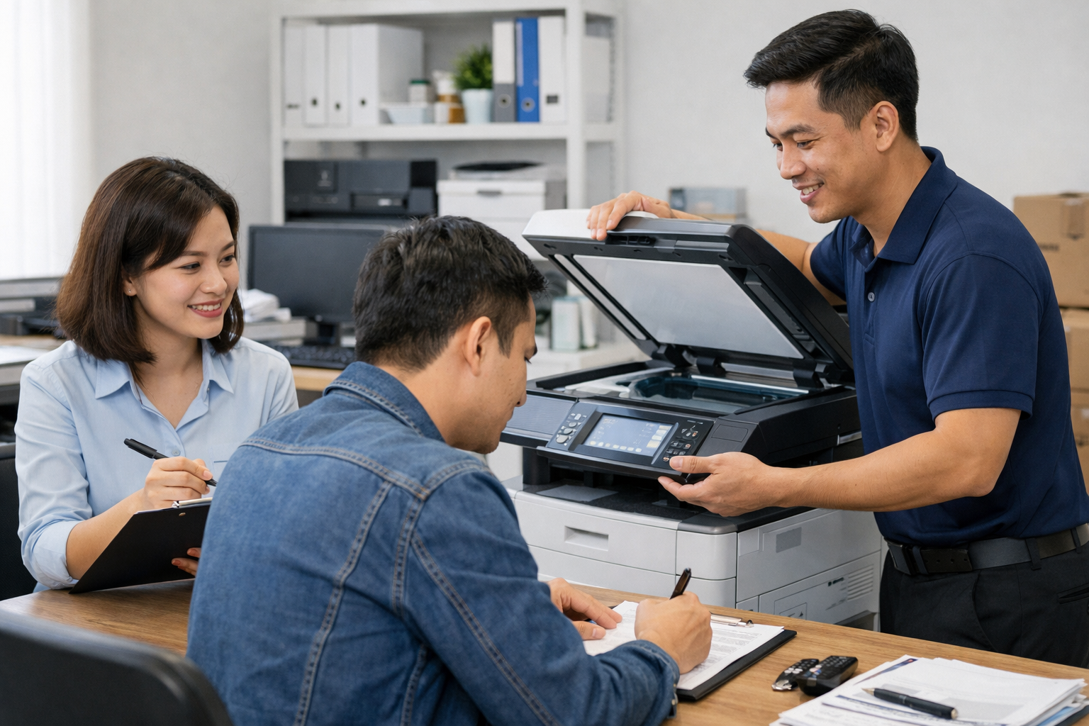 Dịch vụ cho thuê máy photocopy tại Nam Hà Lâm Hà có bảo hành không? - Quy trình thuê máy photocopy tại Nam Hà Lâm Hà