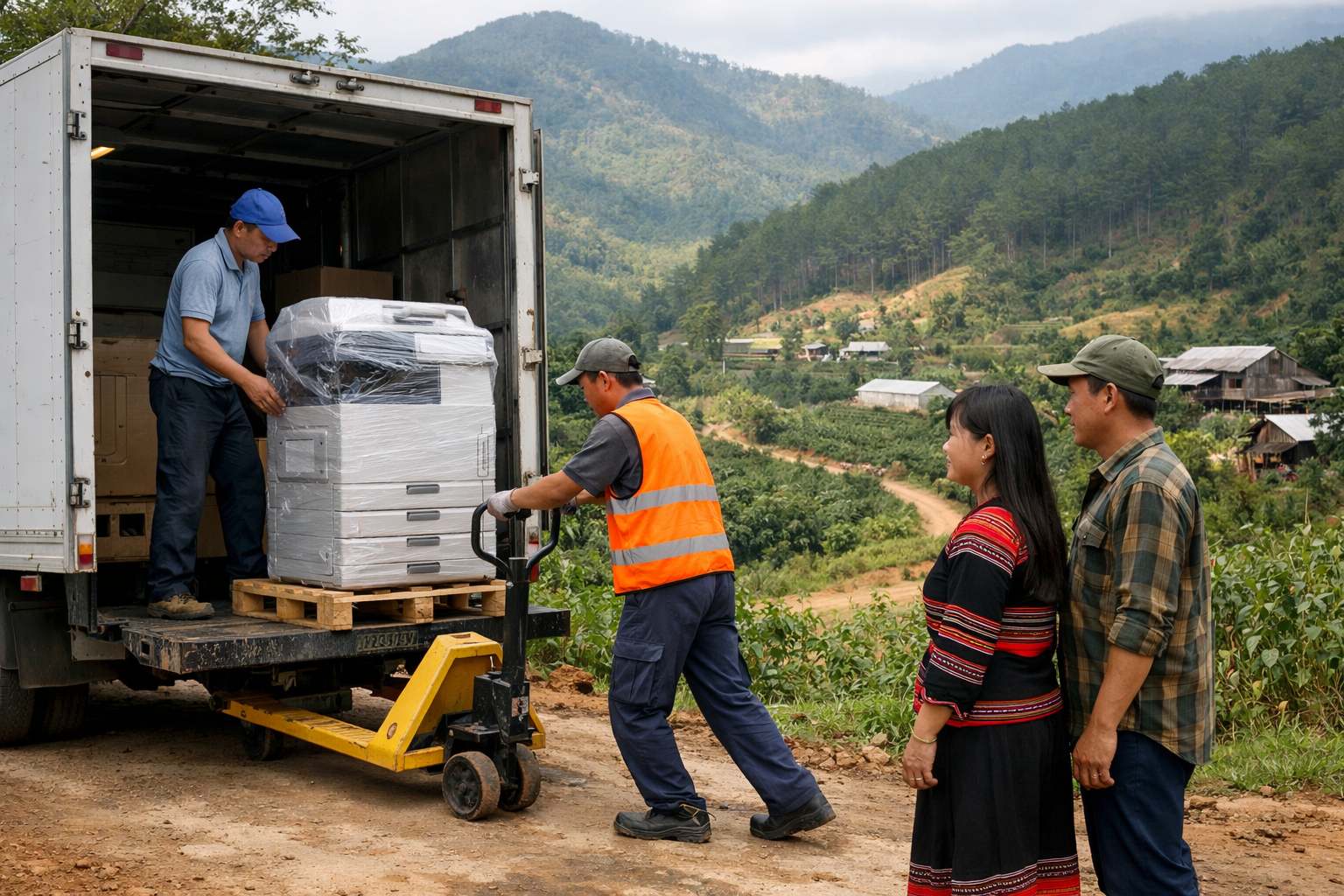 Thuê máy photocopy tại Tà Hine Lâm Đồng có hỗ trợ giao hàng không? - Chính sách giao hàng của các công ty cho thuê máy photocopy tại Tà Hine Lâm Đồng