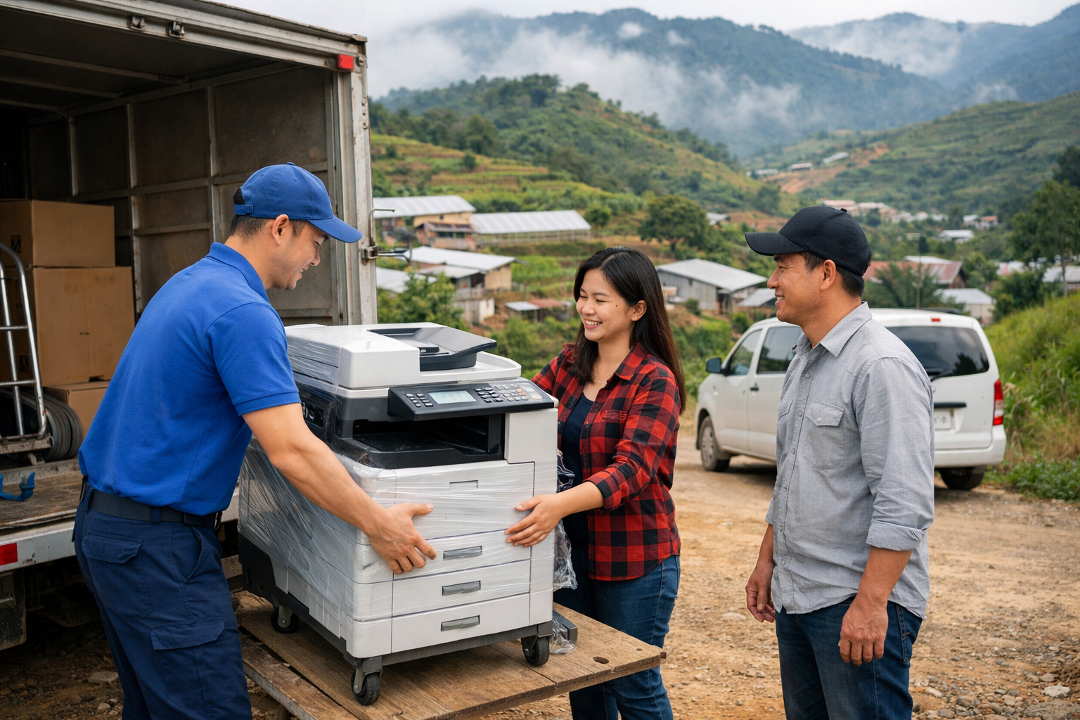 Thuê máy photocopy tại Tà Hine Lâm Đồng có hỗ trợ giao hàng không? - Lợi ích của việc thuê máy photocopy có hỗ trợ giao hàng tại Tà Hine Lâm Đồng