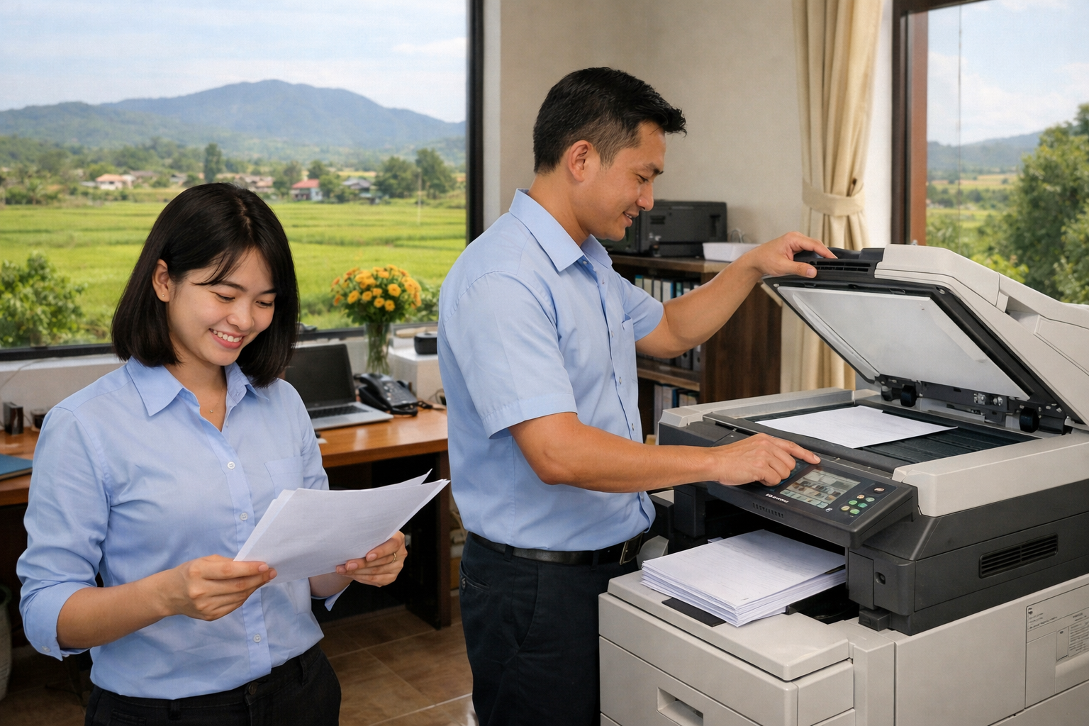 Cho thuê máy photocopy Xã Ninh Gia Lâm Đồng - Lợi Ích Khi Thuê Máy Photocopy Tại Xã Ninh Gia Lâm Đồng