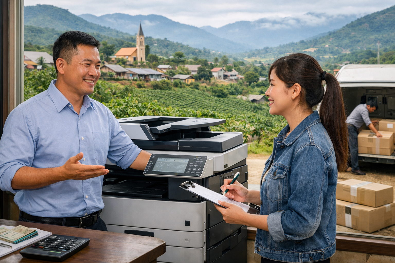 Cho thuê máy photocopy Xã Quảng Trực Lâm Đồng - Lợi ích khi thuê máy photocopy tại Xã Quảng Trực Lâm Đồng so với mua máy