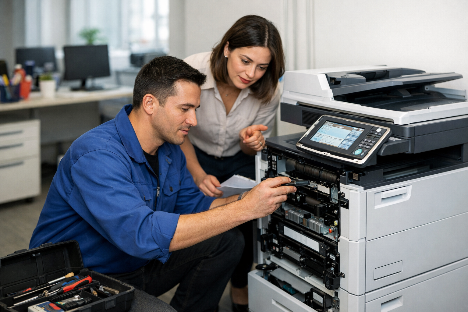 Cho thuê máy photocopy Phường Bắc Gia Nghĩa Lâm Đồng - Dịch vụ hỗ trợ sau khi thuê máy photocopy