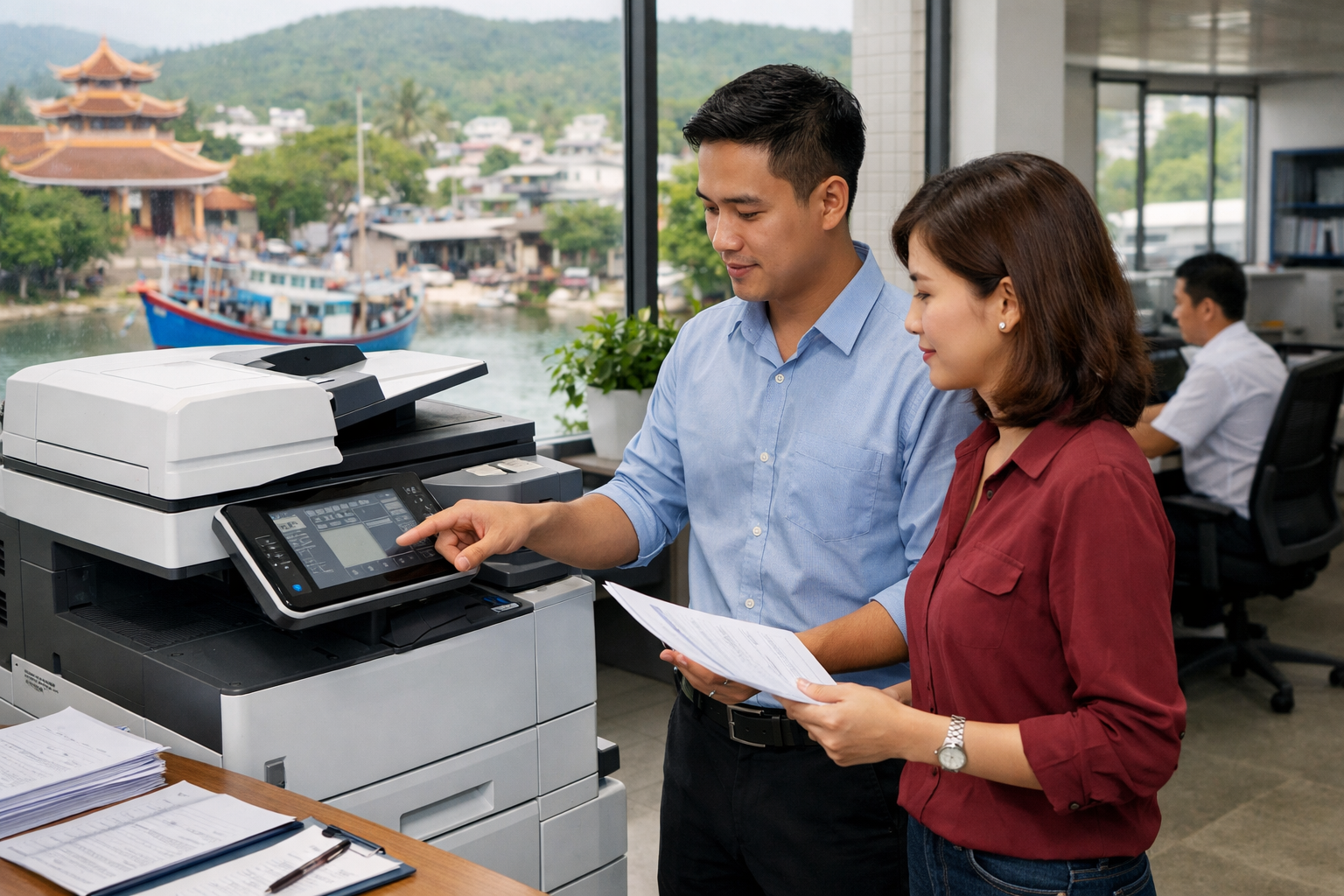 Cho thuê máy photocopy Phường Phước Hội Phan Thiết Lâm Đồng - Quy trình cho thuê máy photocopy tại Phường Phước Hội