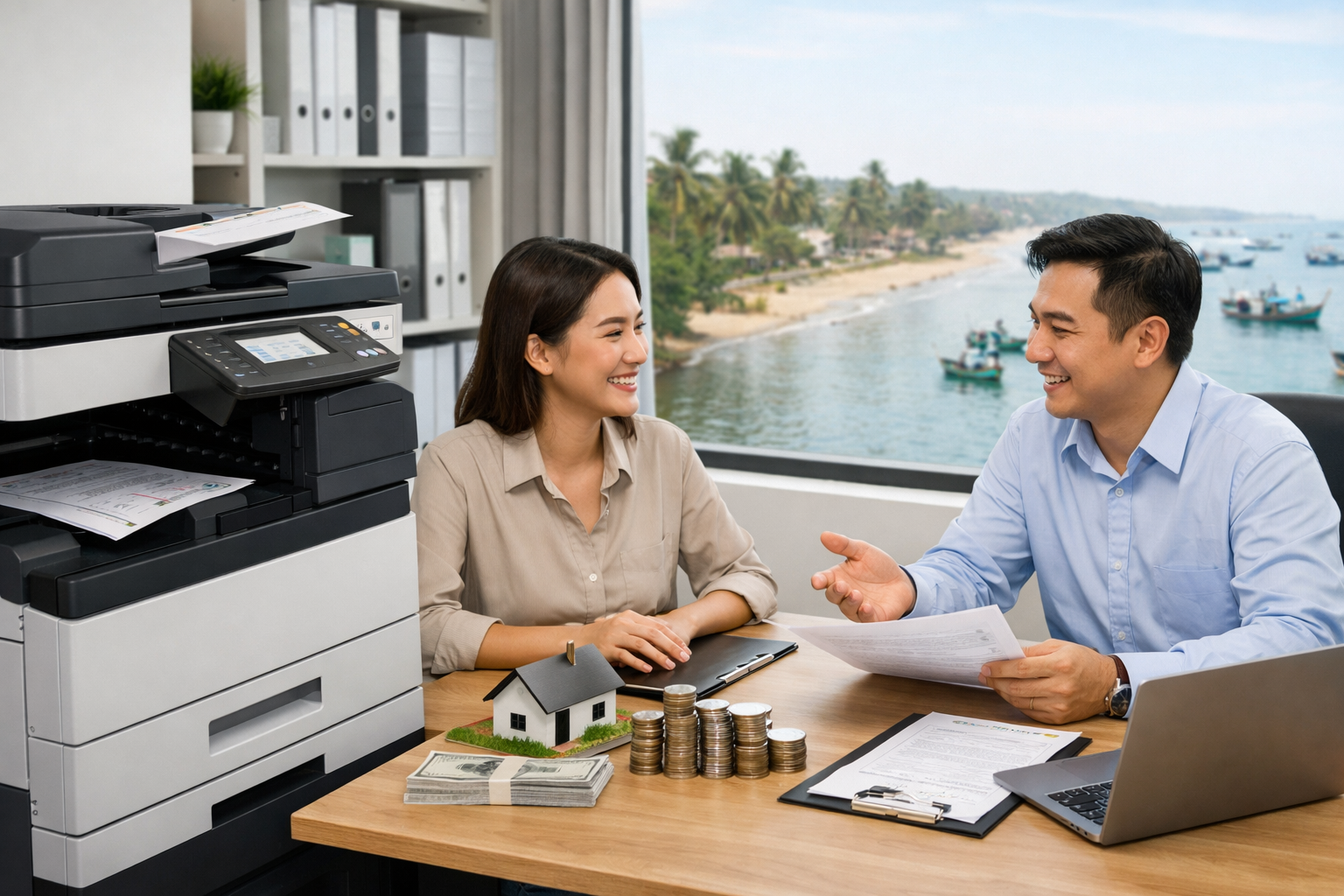 Cho thuê máy photocopy Phường Mũi Né Phan Thiết Lâm Đồng - Lợi ích khi thuê máy photocopy thay vì mua máy mới