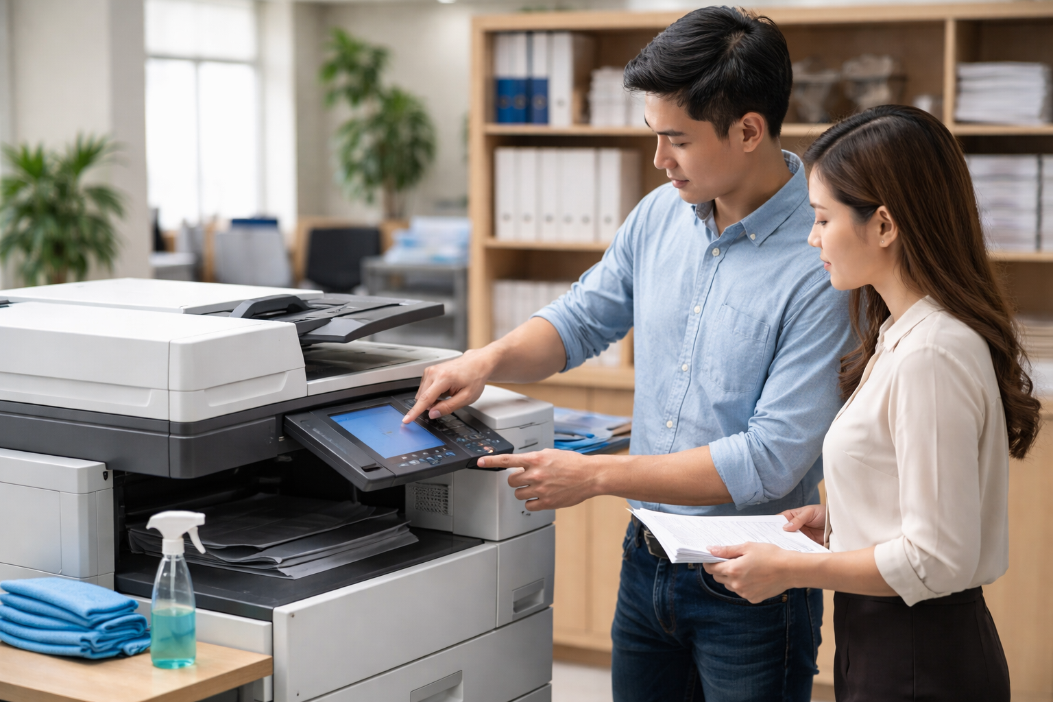 Cho thuê máy photocopy Phường B’Lao Bảo Lộc Lâm Đồng - Cách sử dụng và bảo quản máy photocopy khi thuê