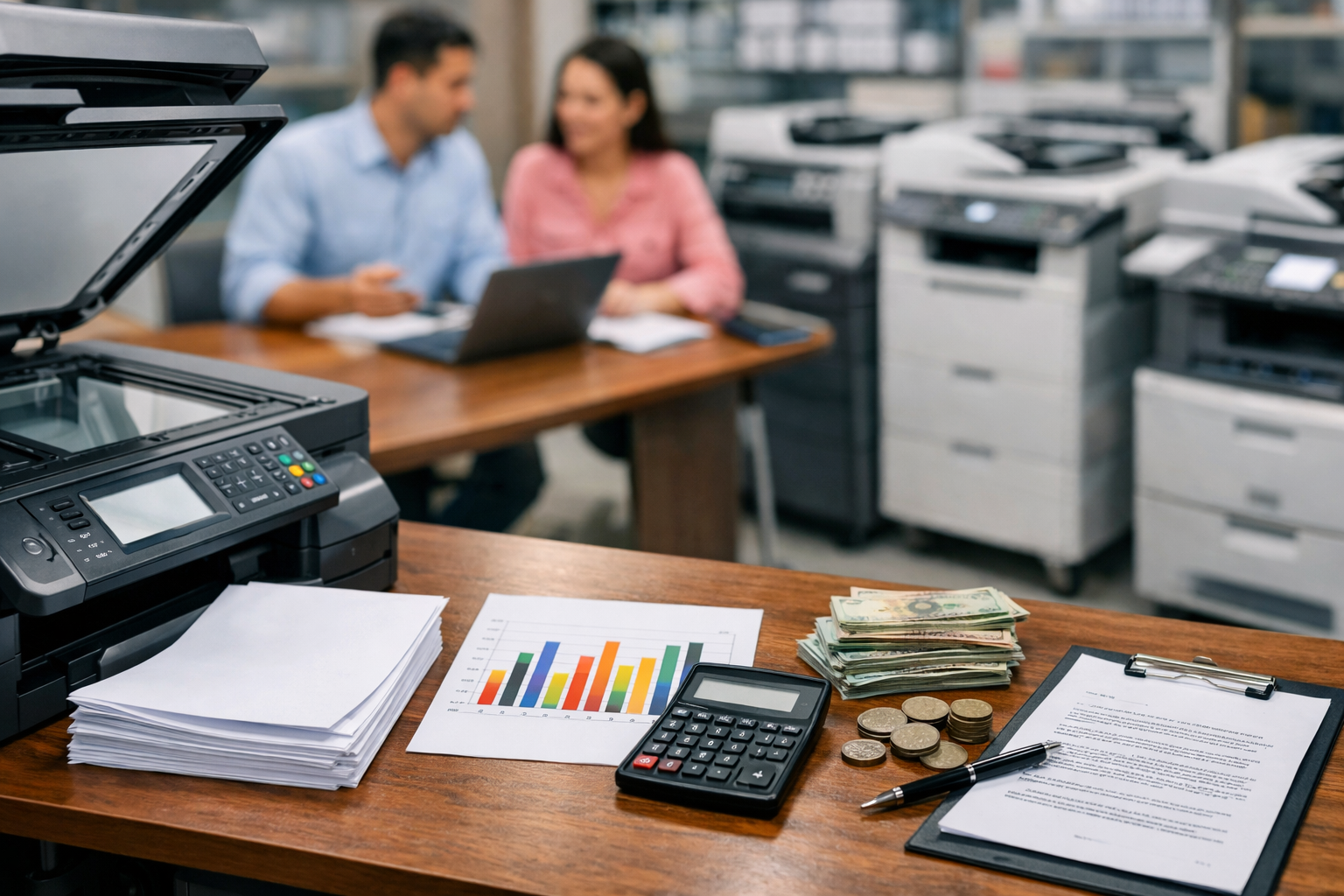 Cho thuê máy photocopy Phường 1 Bảo Lộc Lâm Đồng - Những yếu tố ảnh hưởng đến giá thuê máy photocopy tại Phường 1 Bảo Lộc Lâm Đồng