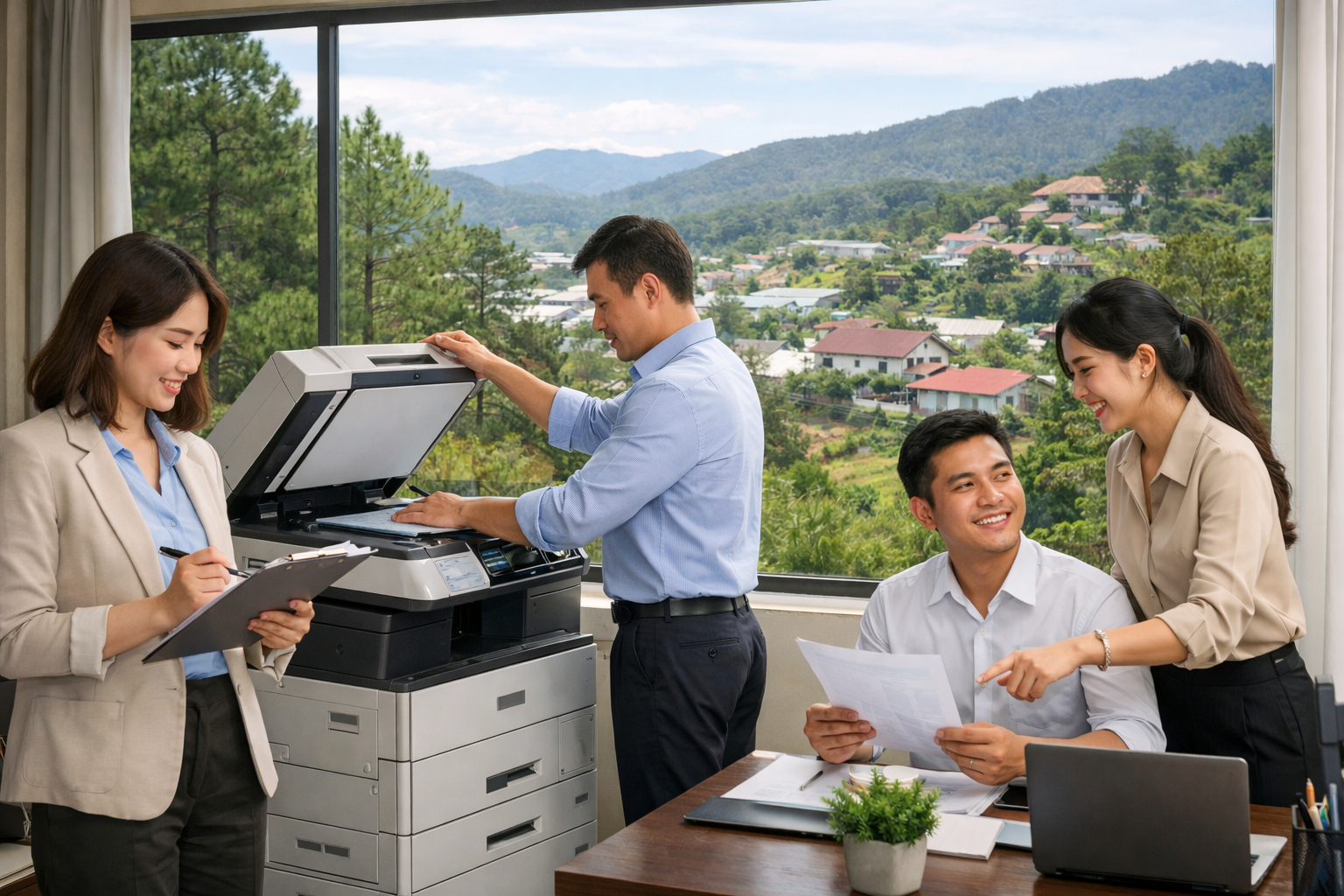 Cho thuê máy photocopy Phường Xuân Trường Đà Lạt Lâm Đồng - Lợi ích của dịch vụ cho thuê máy photocopy cho doanh nghiệp tại Phường Xuân Trường