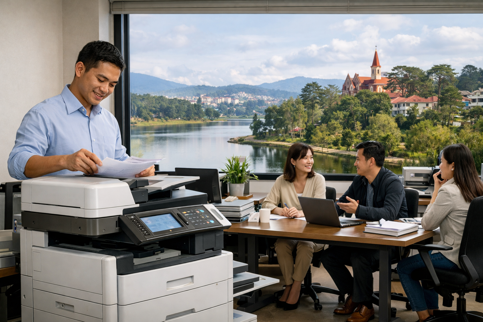 Cho thuê máy photocopy Phường Xuân Hương Đà Lạt Lâm Đồng - Vì sao nhu cầu cho thuê máy photocopy tại Phường Xuân Hương Đà Lạt ngày càng tăng?