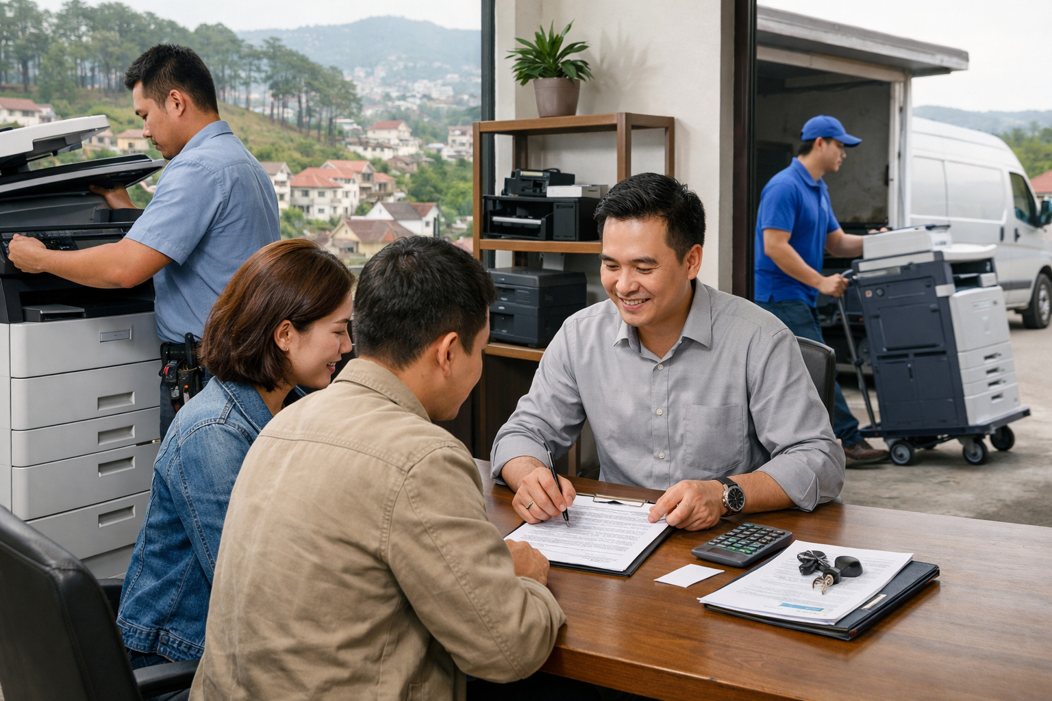 Cho thuê máy photocopy Phường Xuân Hương Đà Lạt Lâm Đồng - Quy trình cho thuê máy photocopy tại Phường Xuân Hương Đà Lạt