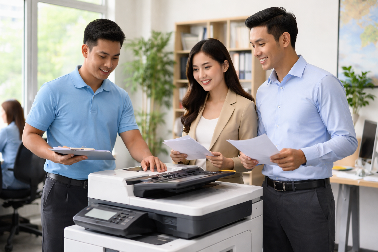 Cho thuê máy photocopy Quảng Tín Lâm Đồng - Lợi ích khi sử dụng dịch vụ cho thuê máy photocopy tại Quảng Tín