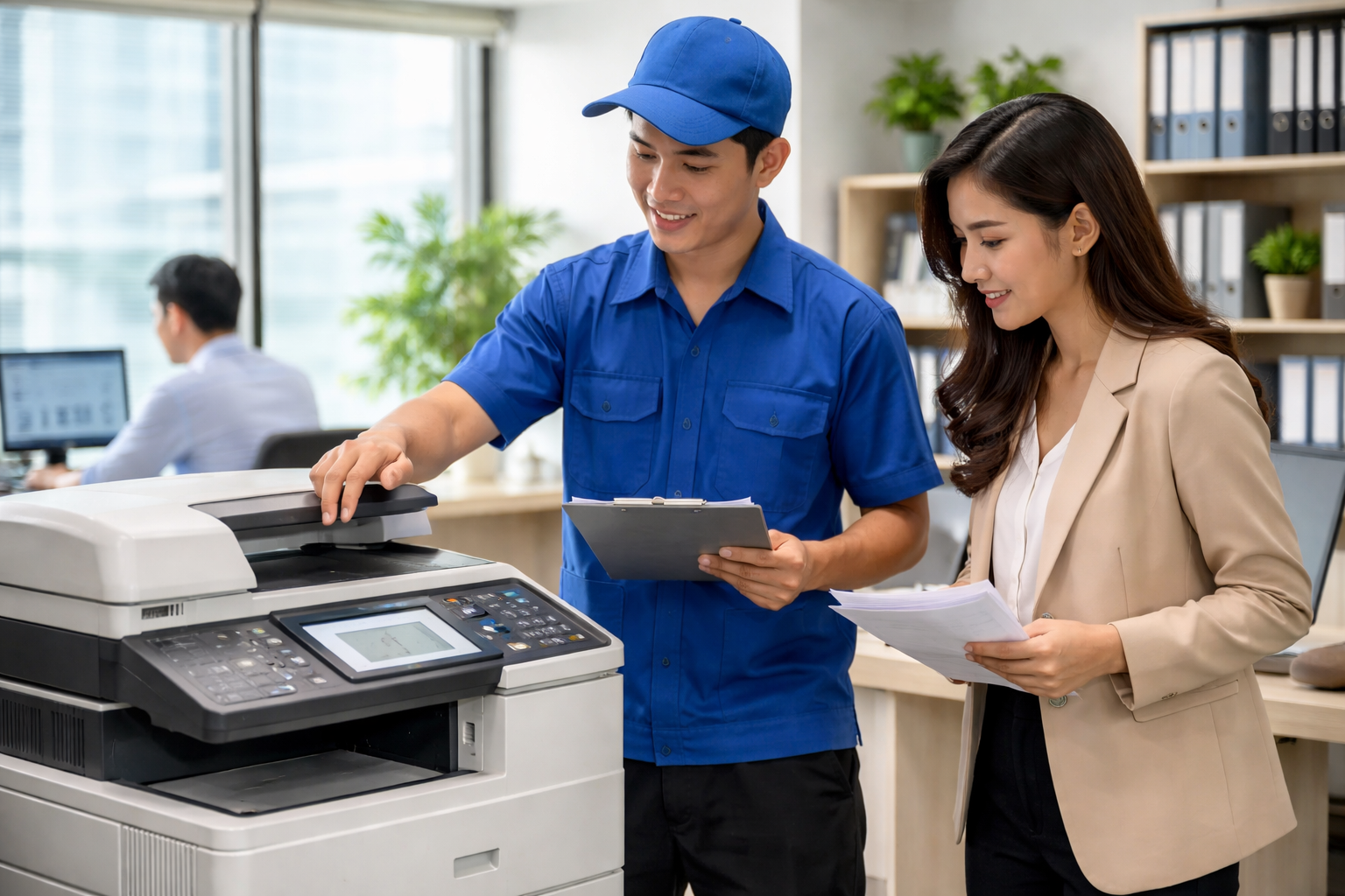 Cho thuê máy photocopy Nhân Cơ Lâm Đồng - Quy trình cho thuê máy photocopy tại Nhân Cơ Lâm Đồng