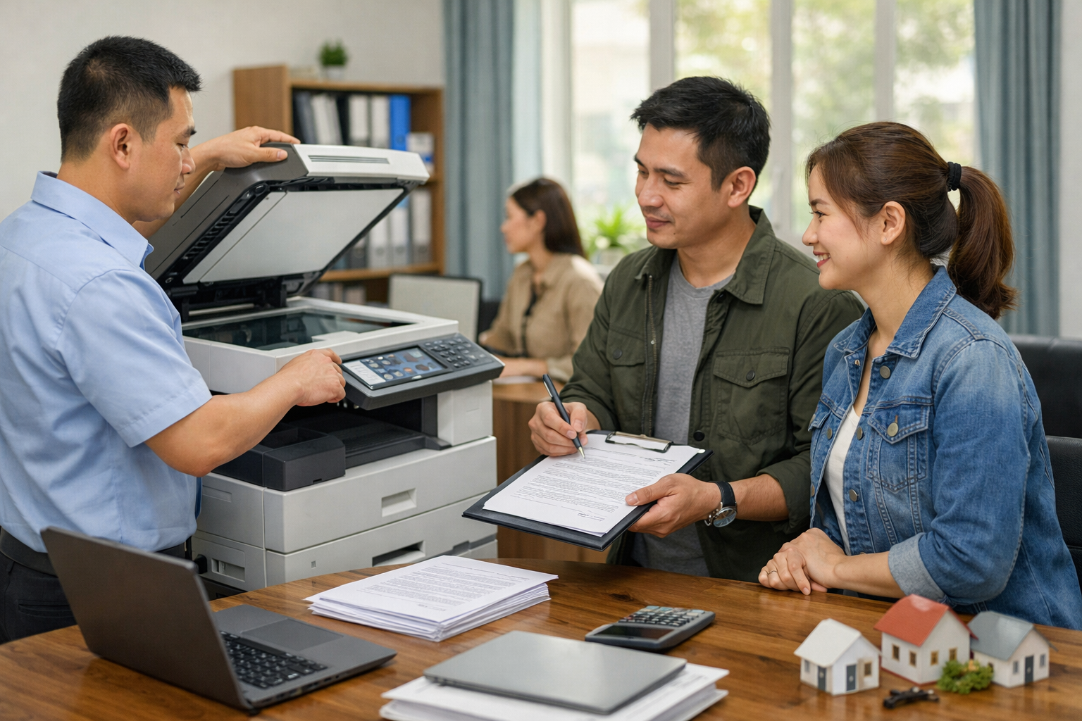 Cho thuê máy photocopy Tuy Đức Lâm Đồng - Quy trình cho thuê máy photocopy tại Tuy Đức Lâm Đồng