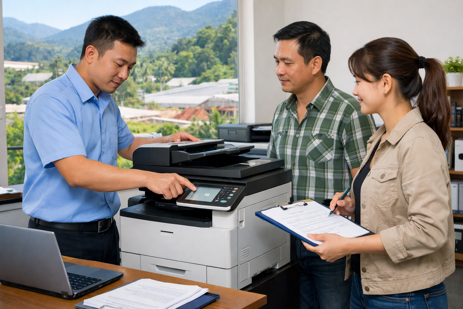 Cho thuê máy photocopy Quảng Tân Lâm Đồng - Quy trình cho thuê máy photocopy tại Quảng Tân Lâm Đồng