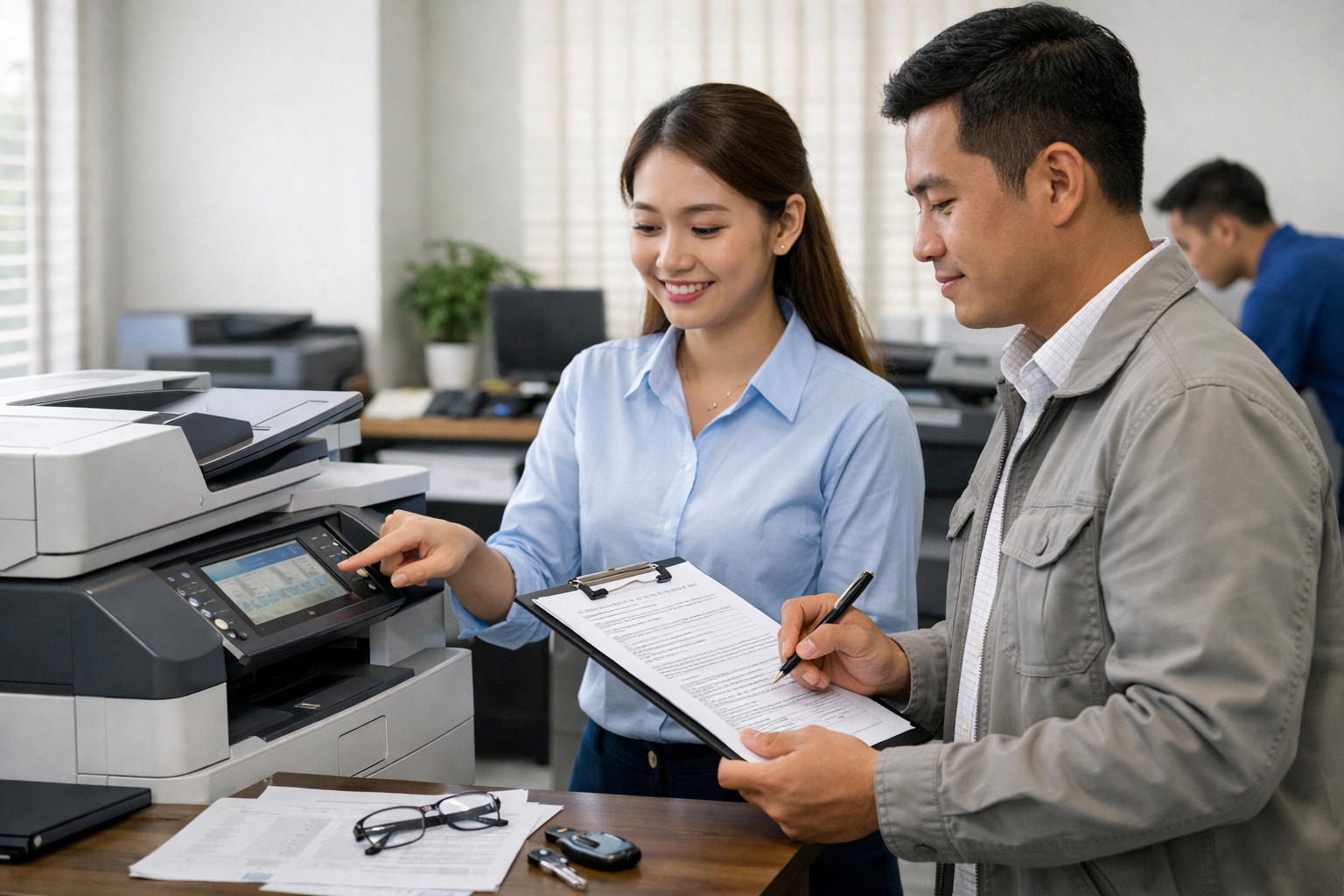 Cho thuê máy photocopy Đắk Song Lâm Đồng - Quy trình cho thuê máy photocopy tại Đắk Song Lâm Đồng