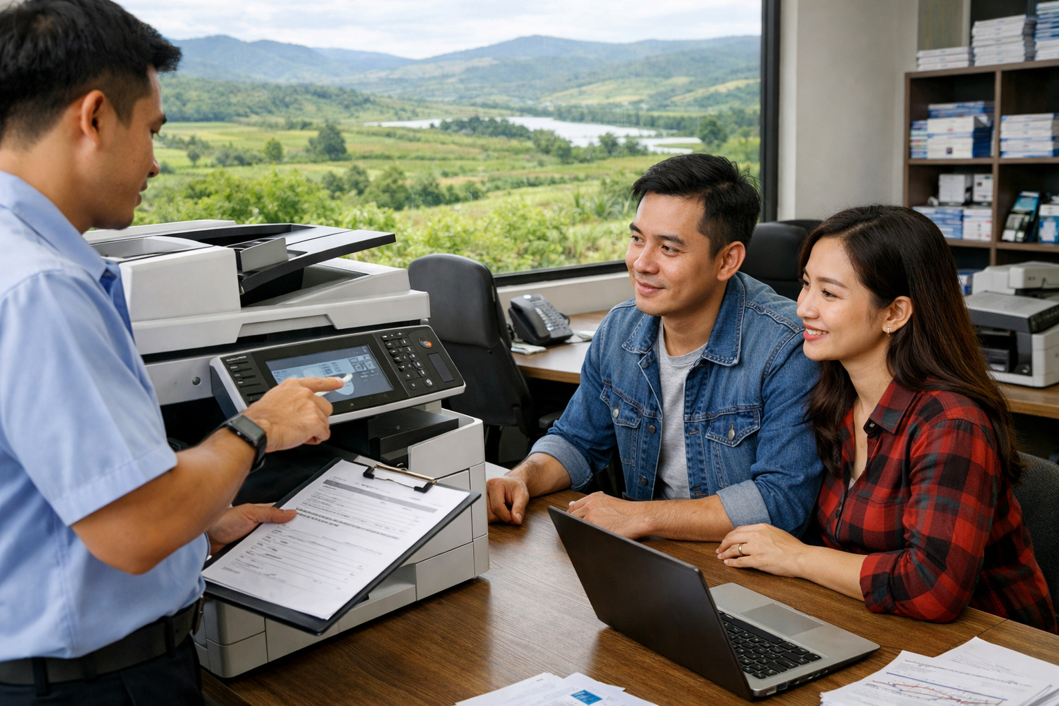 Cho thuê máy photocopy Krông Nô Lâm Đồng - Quy trình cho thuê máy photocopy tại Krông Nô Lâm Đồng