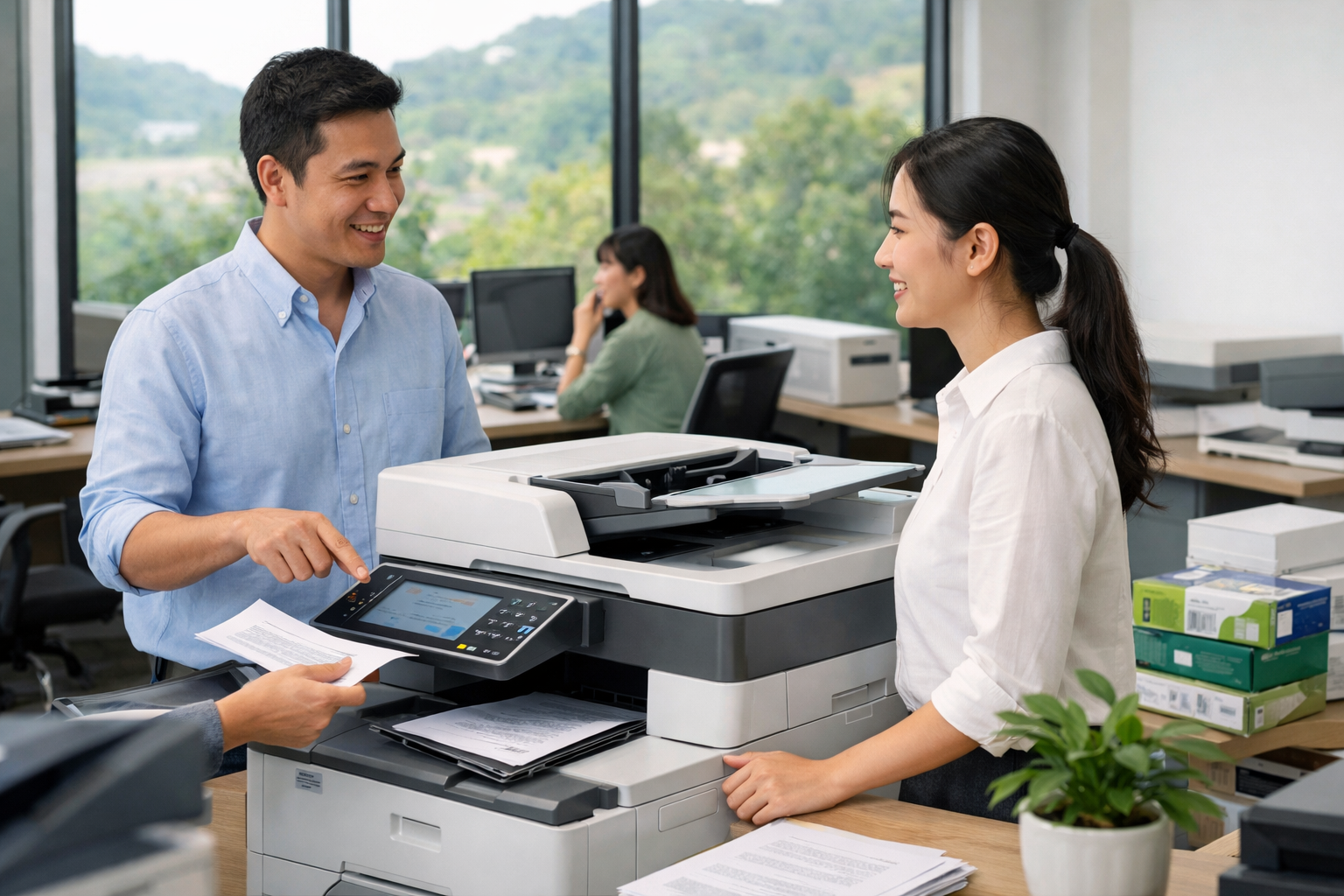 Cho thuê máy photocopy Nam Đà Lâm Đồng - Lợi ích thực tế khi sử dụng dịch vụ cho thuê máy photocopy Nam Đà Lâm Đồng
