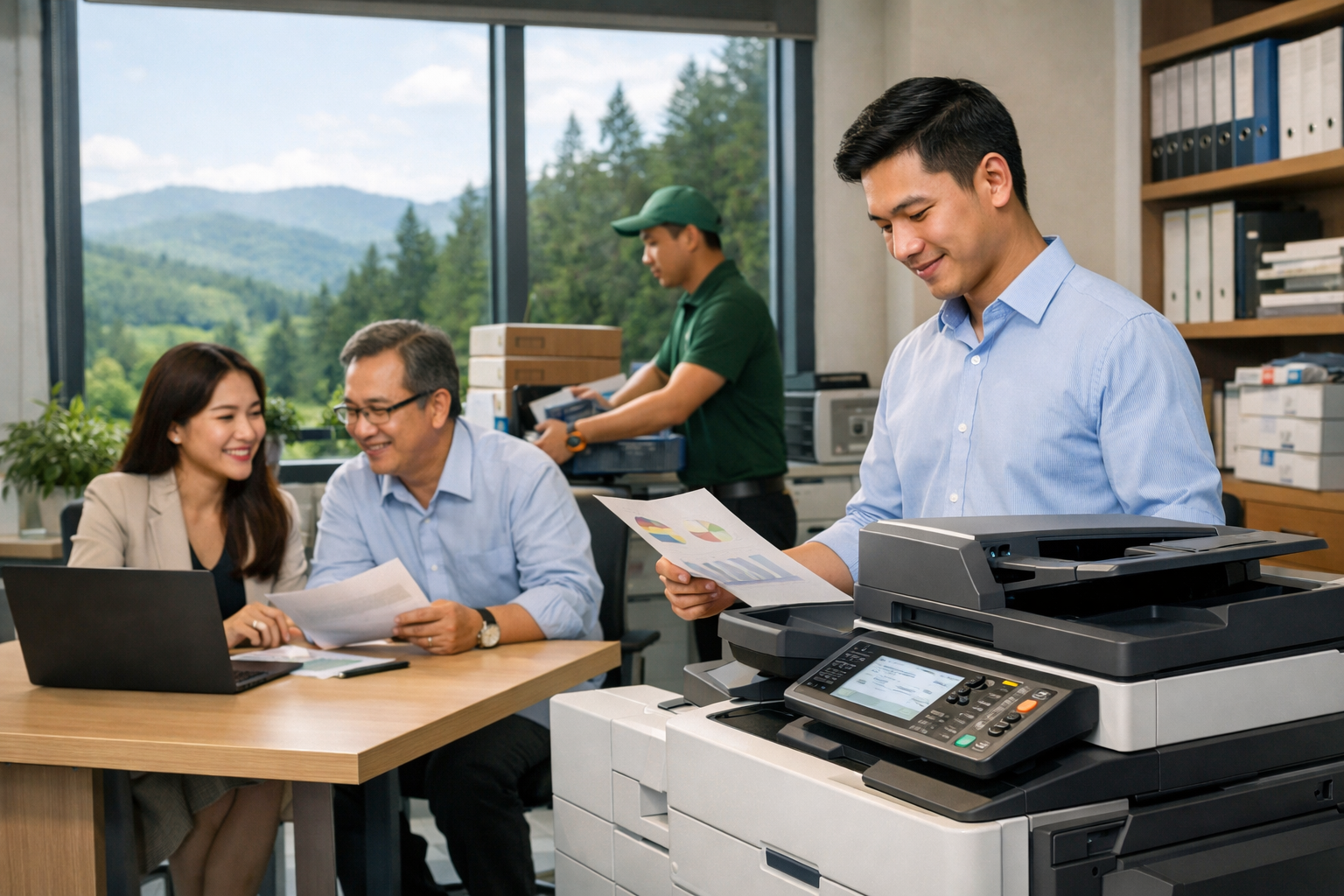 Cho thuê máy photocopy Thuận An Lâm Đồng - Lợi ích thực tế khi sử dụng dịch vụ cho thuê máy photocopy Thuận An Lâm Đồng