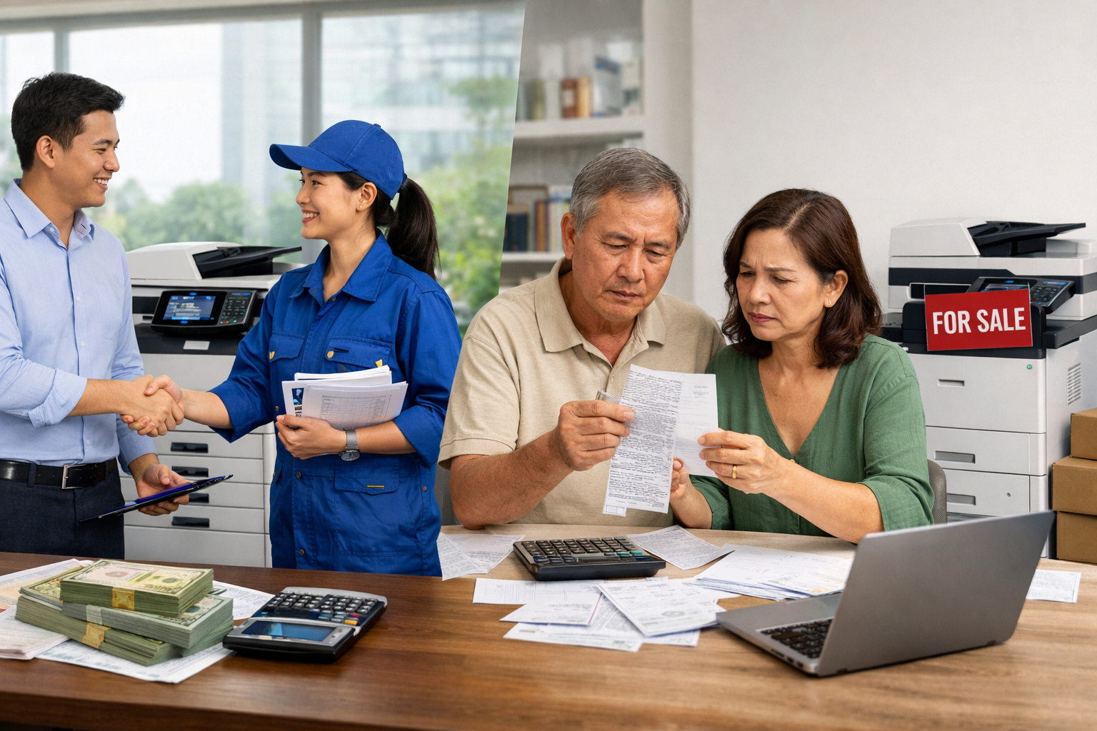 Cho thuê máy photocopy Đắk Wil Lâm Đồng - Thuê máy photocopy Đắk Wil Lâm Đồng mang lại lợi ích gì so với mua?