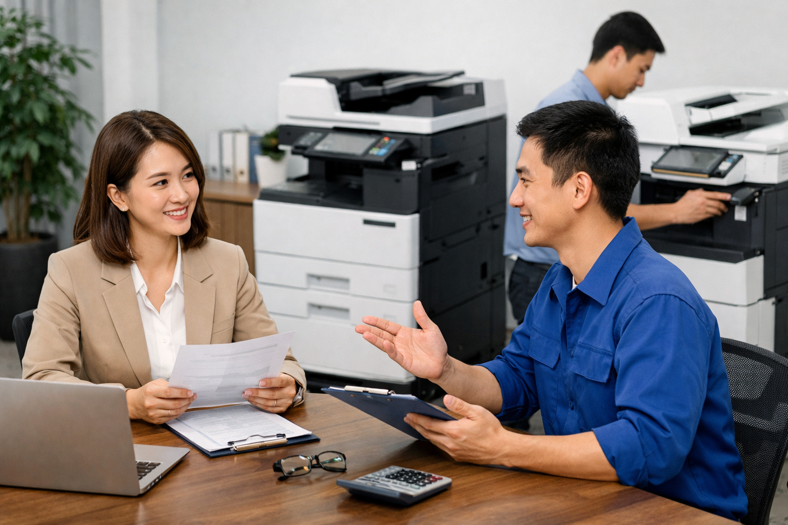 Cho thuê máy photocopy Đức Linh Lâm Đồng - Kinh nghiệm chọn đơn vị cho thuê máy photocopy uy tín tại Đức Linh