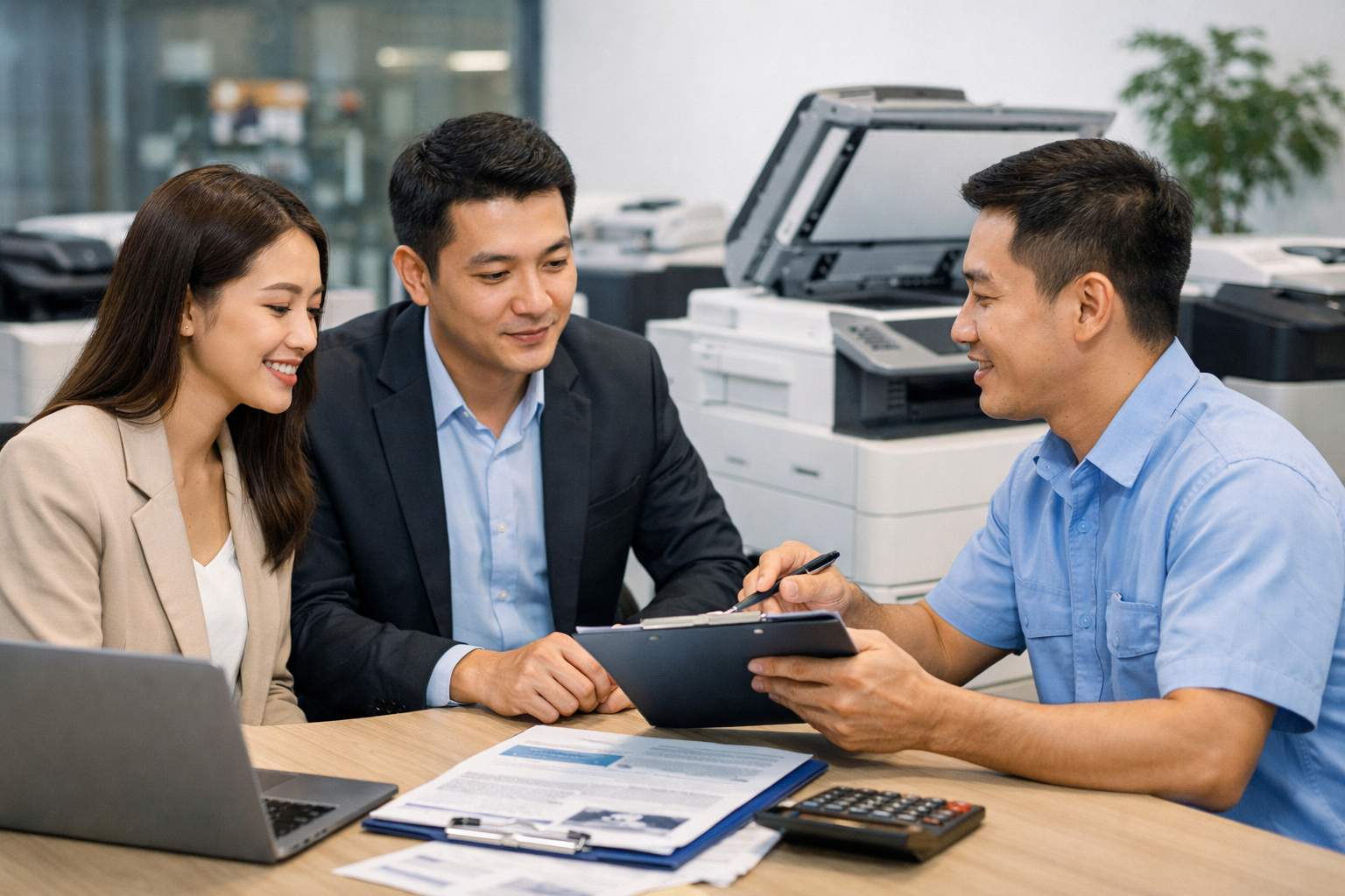 Cho thuê máy photocopy Nam Thành Lâm Đồng - Kinh nghiệm chọn đơn vị cho thuê máy photocopy uy tín tại Nam Thành