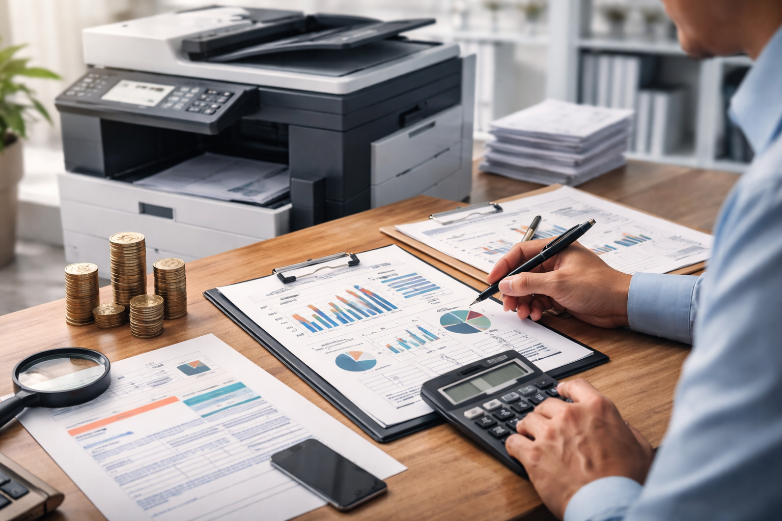 cách tính chi phí thuê photocopy - Các Yếu Tố Ảnh Hưởng Đến Chi Phí Thuê Máy Photocopy