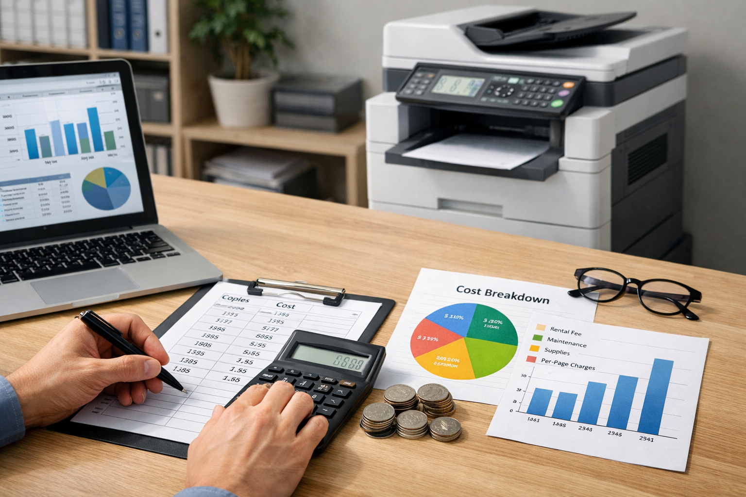 cách tính chi phí thuê photocopy - Cách Tính Chi Phí Thuê Máy Photocopy Chính Xác