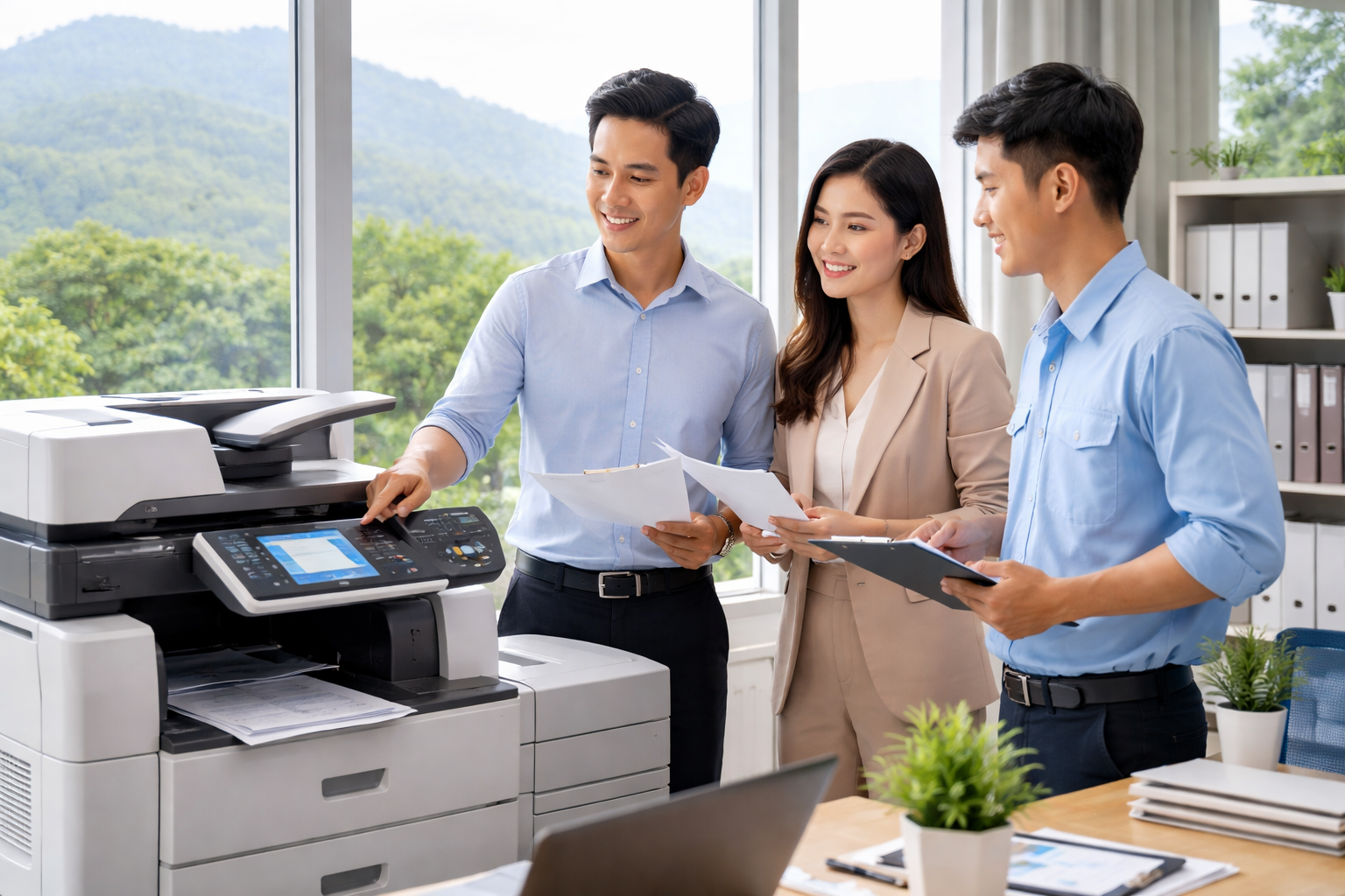 hướng dẫn thuê máy photocopy Lâm Đồng - Lợi Ích Khi Thuê Máy Photocopy Lâm Đồng