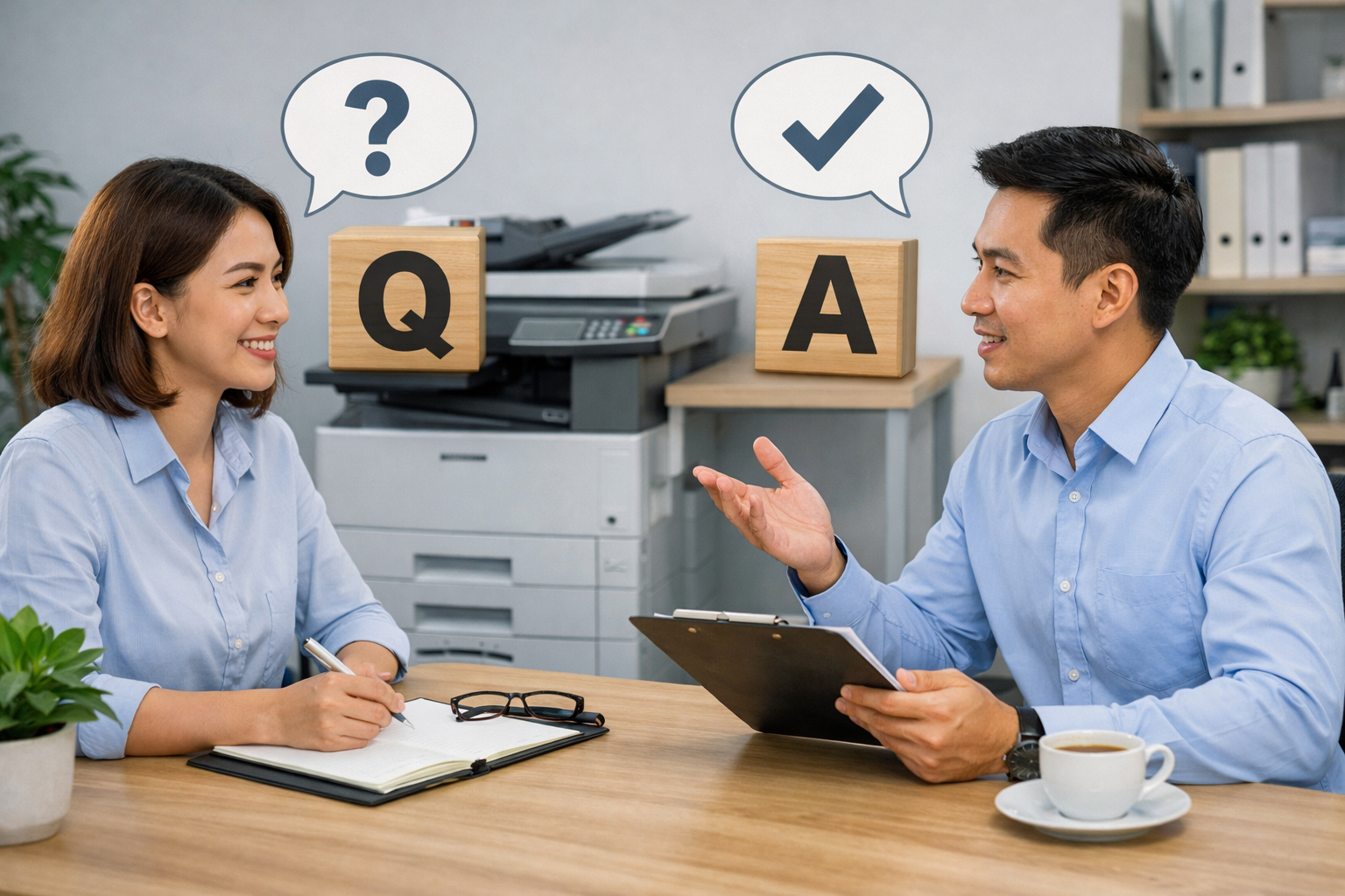 so sánh thuê máy photocopy Tuy Phong - Câu hỏi thường gặp (FAQ)