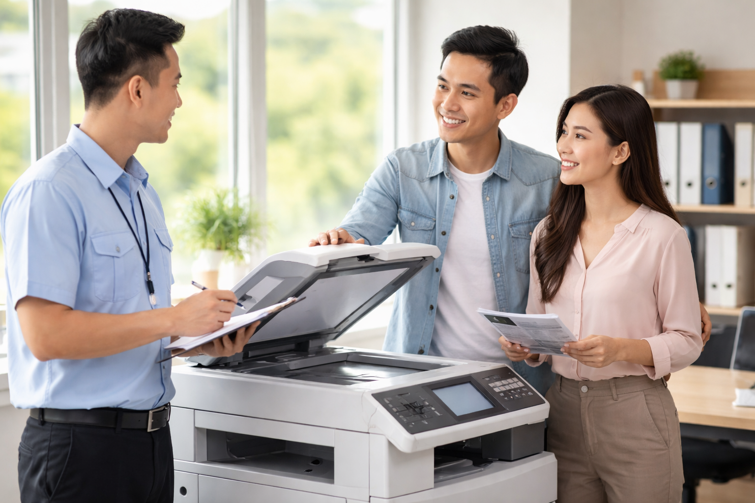 dịch vụ thuê photocopy tốt nhất Tuy Phong - Quy Trình Thuê Máy Photocopy Tại Tuy Phong