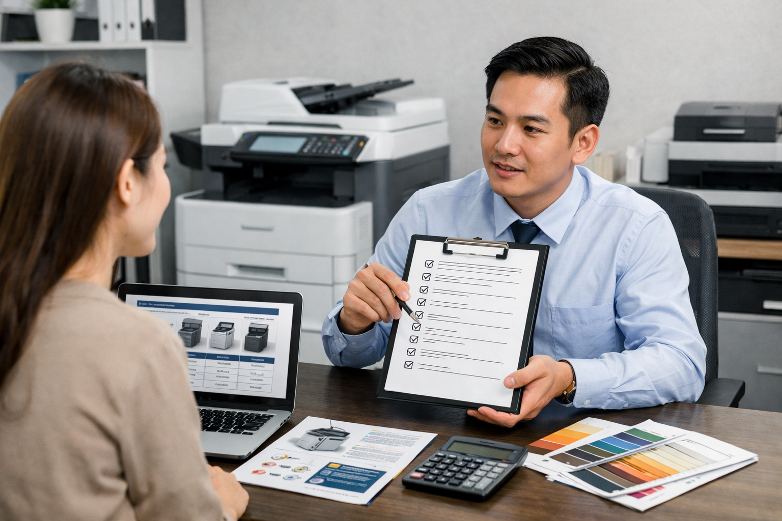 cách thuê máy photocopy Tuy Phong - II. Các Yếu Tố Cần Xem Xét Khi Thuê Máy Photocopy