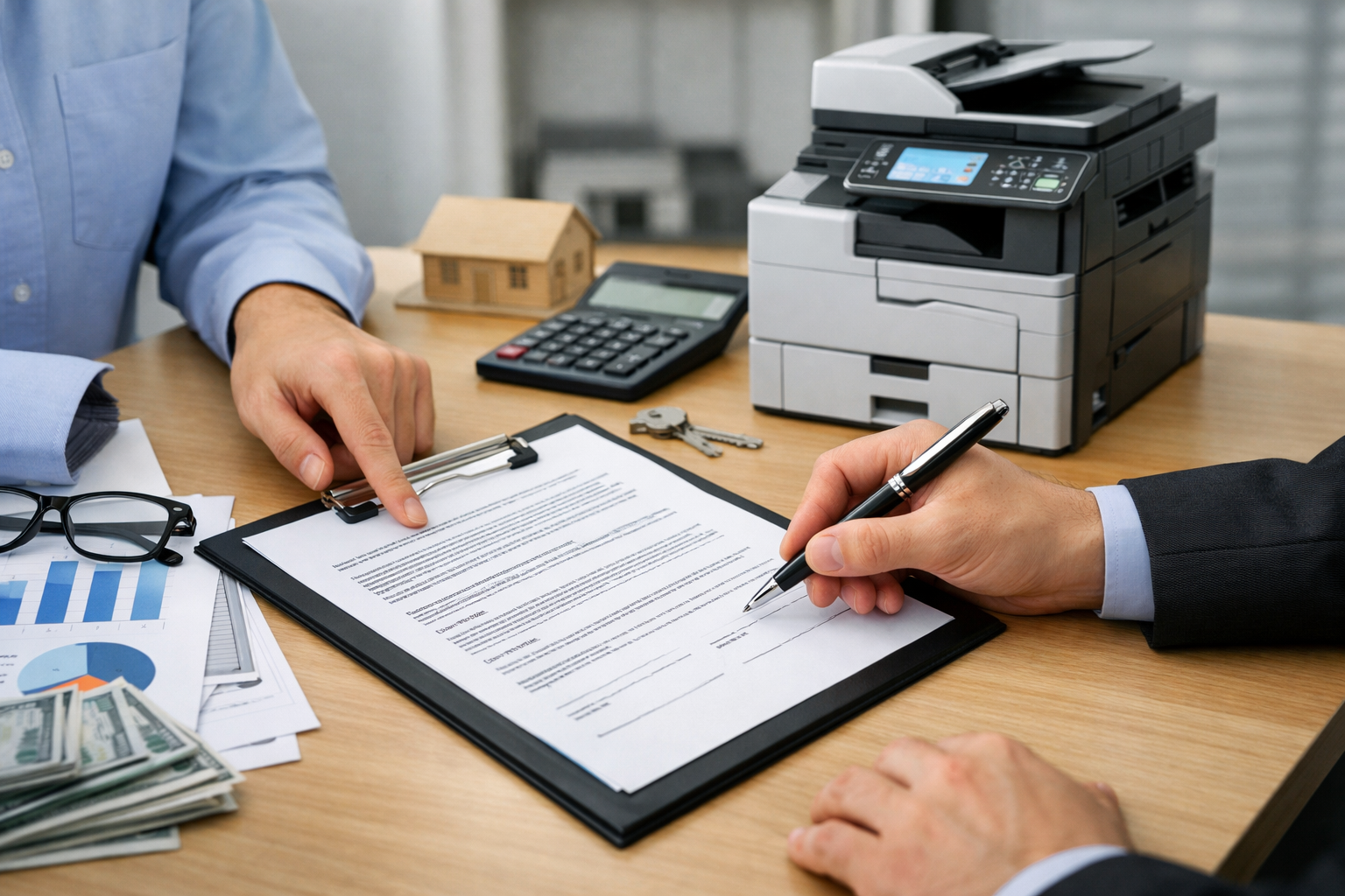 hợp đồng thuê máy photocopy gồm gì - Các Điều Khoản Quan Trọng Trong Hợp Đồng Thuê Máy Photocopy