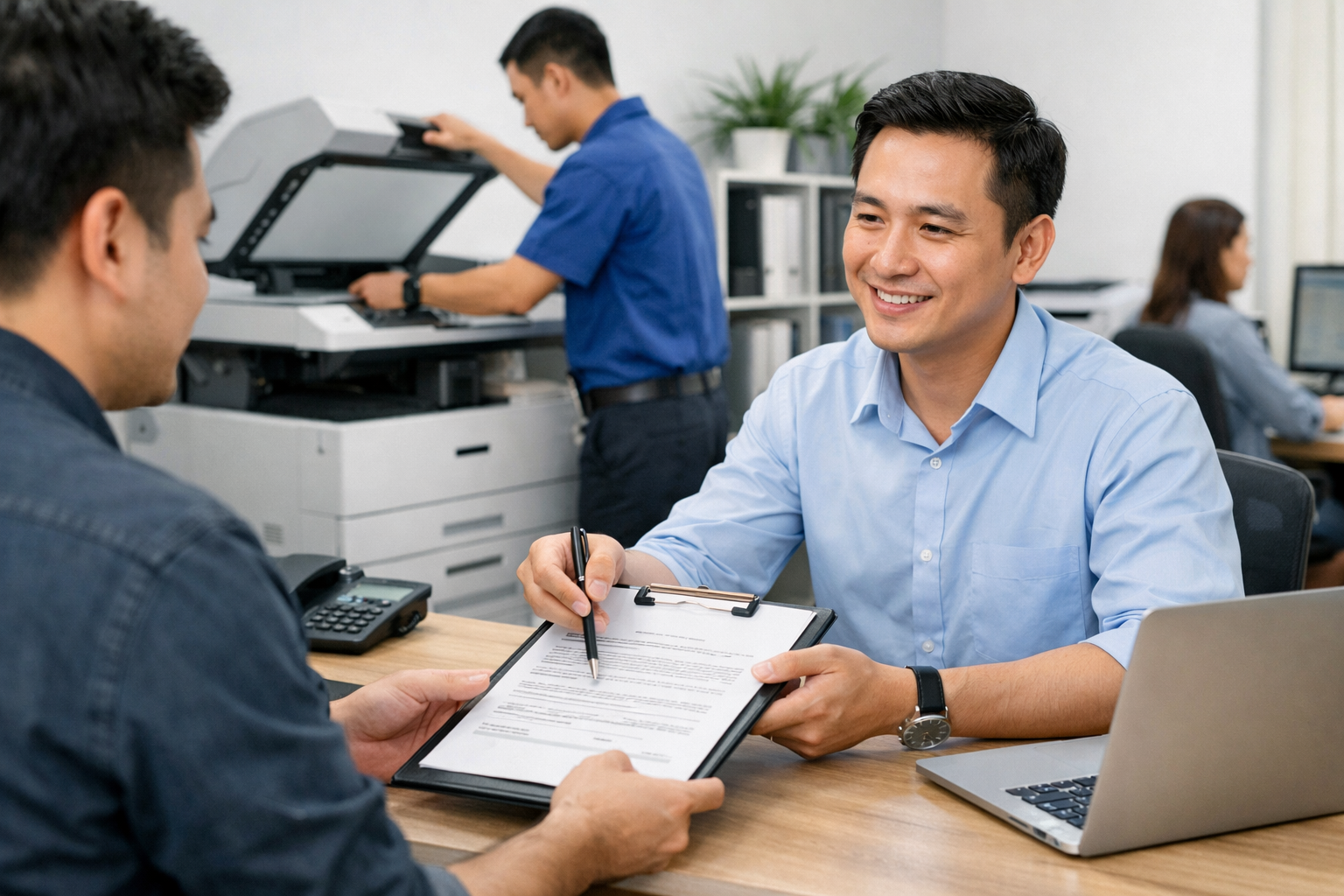 nơi thuê máy photocopy uy tín Hồng Sơn - Quy Trình Thuê Máy Photocopy Tại Hồng Sơn