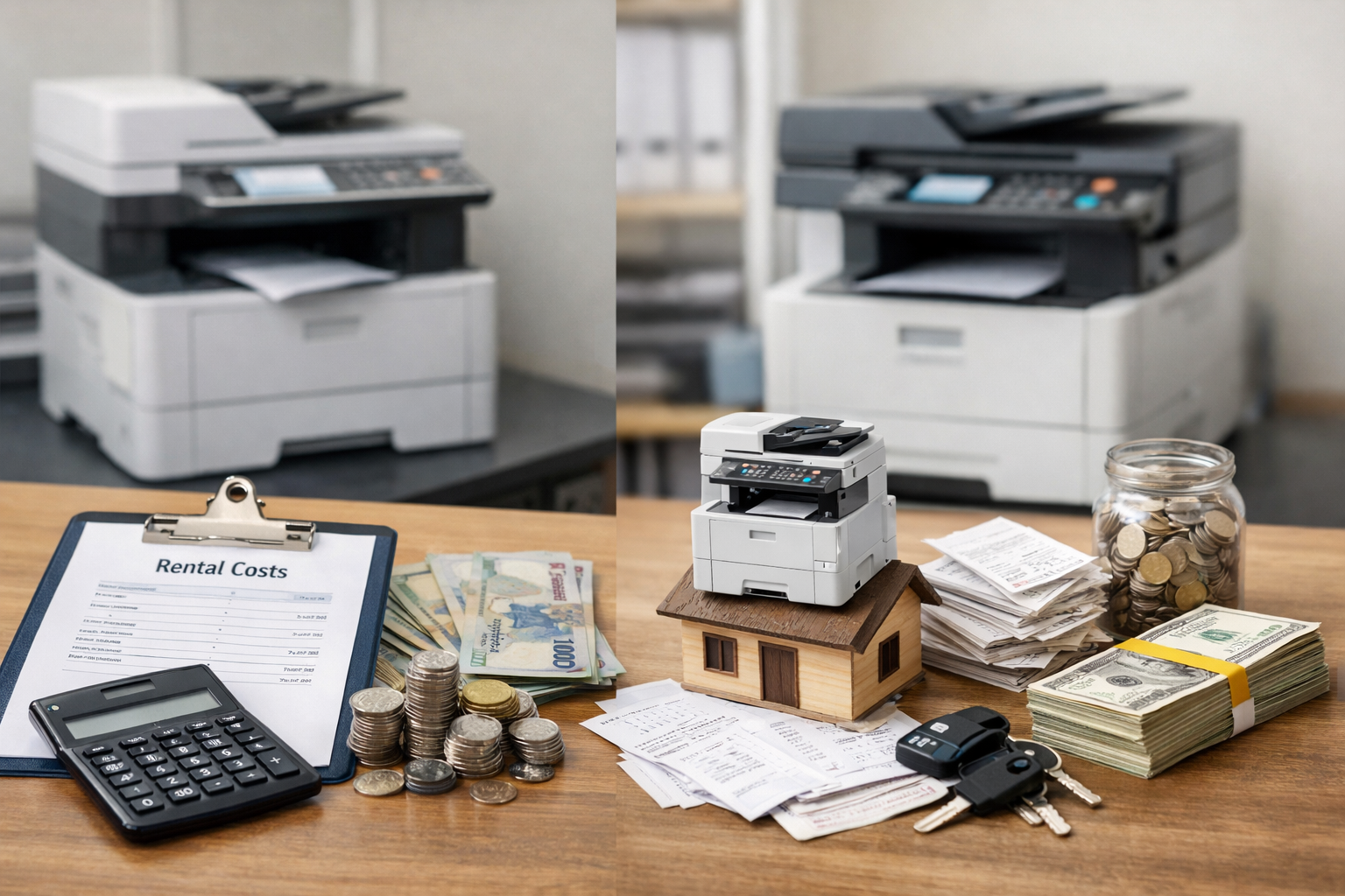 so sánh thuê máy photocopy và mua - Chi Phí Liên Quan Đến Thuê Và Mua Máy Photocopy