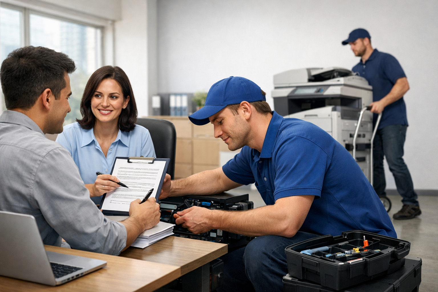 cách thuê máy photocopy có bảo trì - Quy Trình Thuê Máy Photocopy Có Bảo Trì