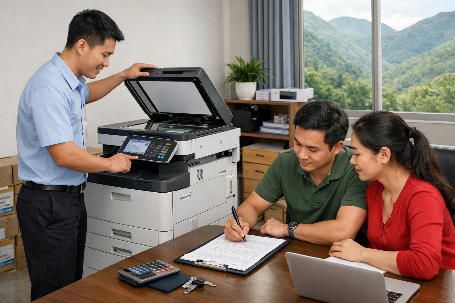 đánh giá thuê photocopy Đạ Huoai 3 - 3. Quy Trình Thuê Máy Photocopy Đạ Huoai 3