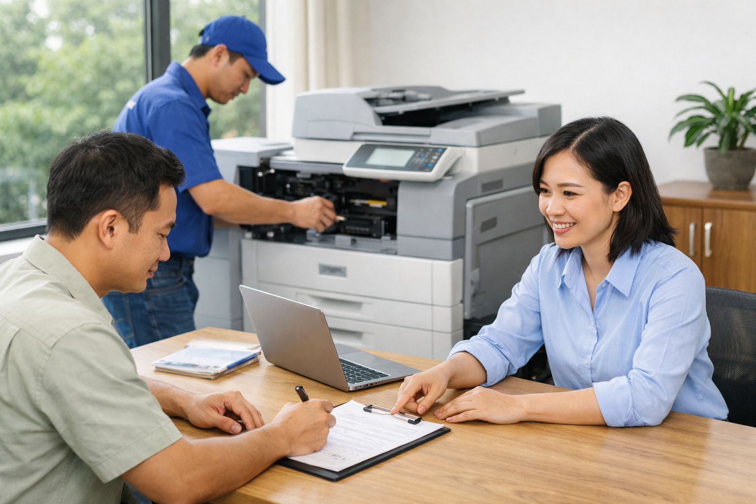 thuê máy photocopy tốt nhất Đạ Huoai 3 - Quy Trình Thuê Máy Photocopy Đạ Huoai 3