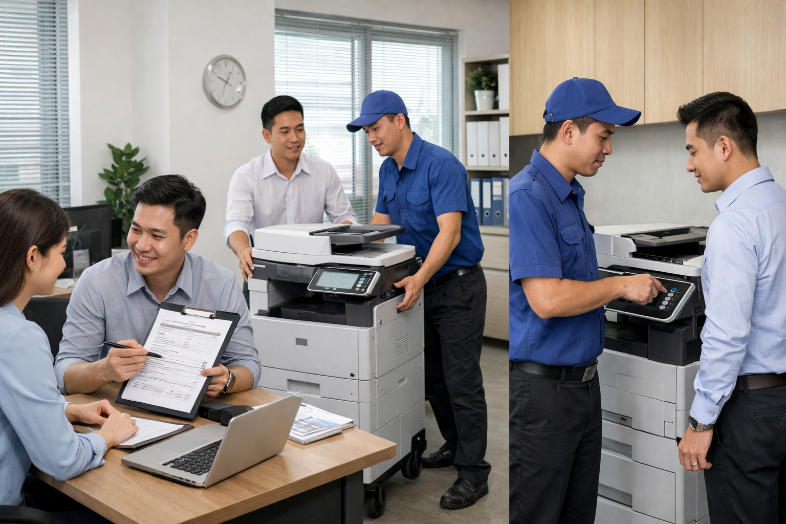 kinh nghiệm thuê máy photocopy Xuân Hương - Quy trình thuê máy photocopy tại Xuân Hương