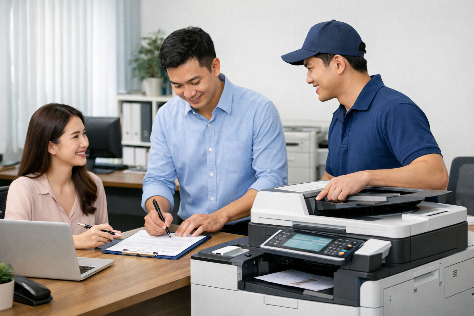 dịch vụ thuê máy photocopy Xuân Hương - Quy trình thuê máy photocopy tại Xuân Hương