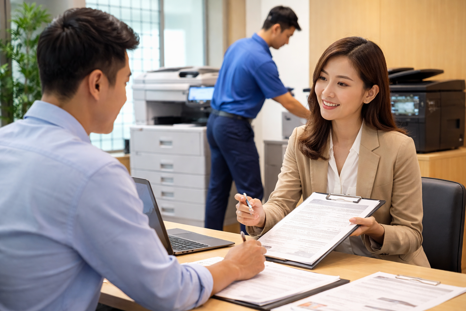 thuê máy photocopy tốt nhất Xuân Hương - Quy Trình Thuê Máy Photocopy Tại Xuân Hương