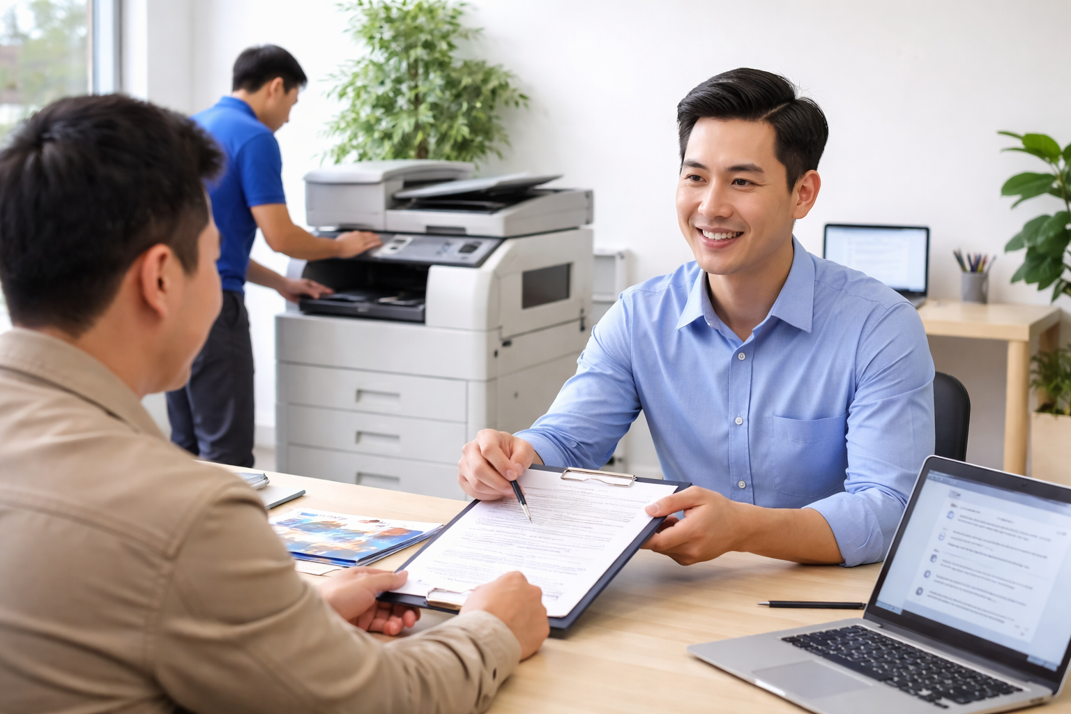 hướng dẫn thuê máy photocopy Bảo Lâm 2 - Quy Trình Thuê Máy Photocopy Tại Bảo Lâm 2