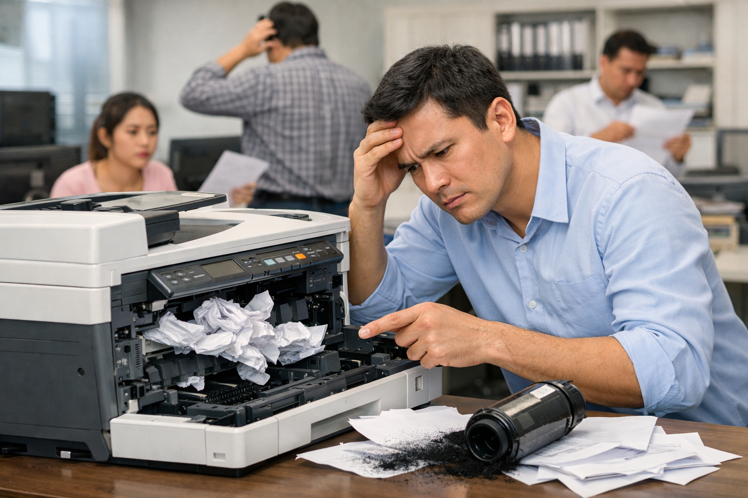 cho thuê photocopy Bảo Lâm Lâm Đồng - Những Lỗi Thường Gặp Khi Thuê Máy Photocopy Và Cách Tránh