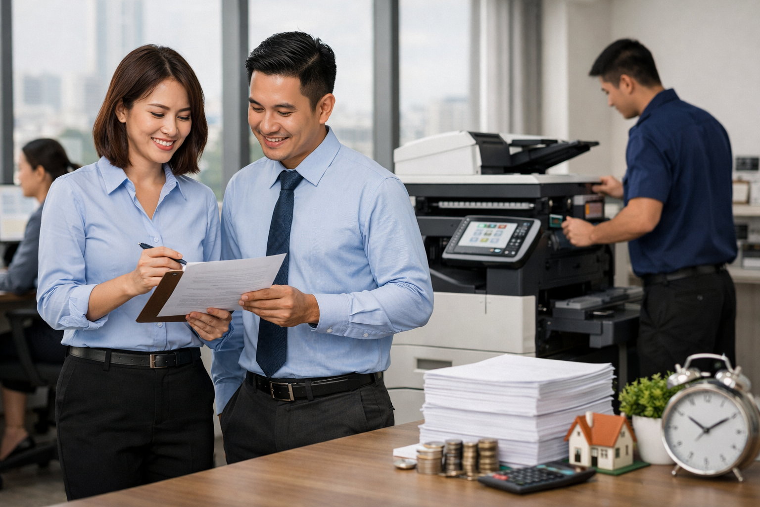 So sánh thuê máy photocopy Gia Hiệp - Lợi Ích Khi Thuê Máy Photocopy Tại Gia Hiệp