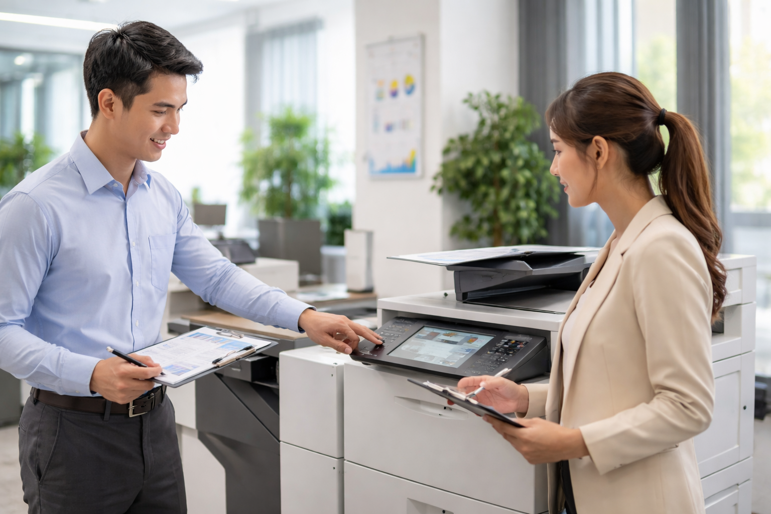 Hướng dẫn thuê máy photocopy Gia Hiệp - Quy Trình Thuê Máy Photocopy Gia Hiệp