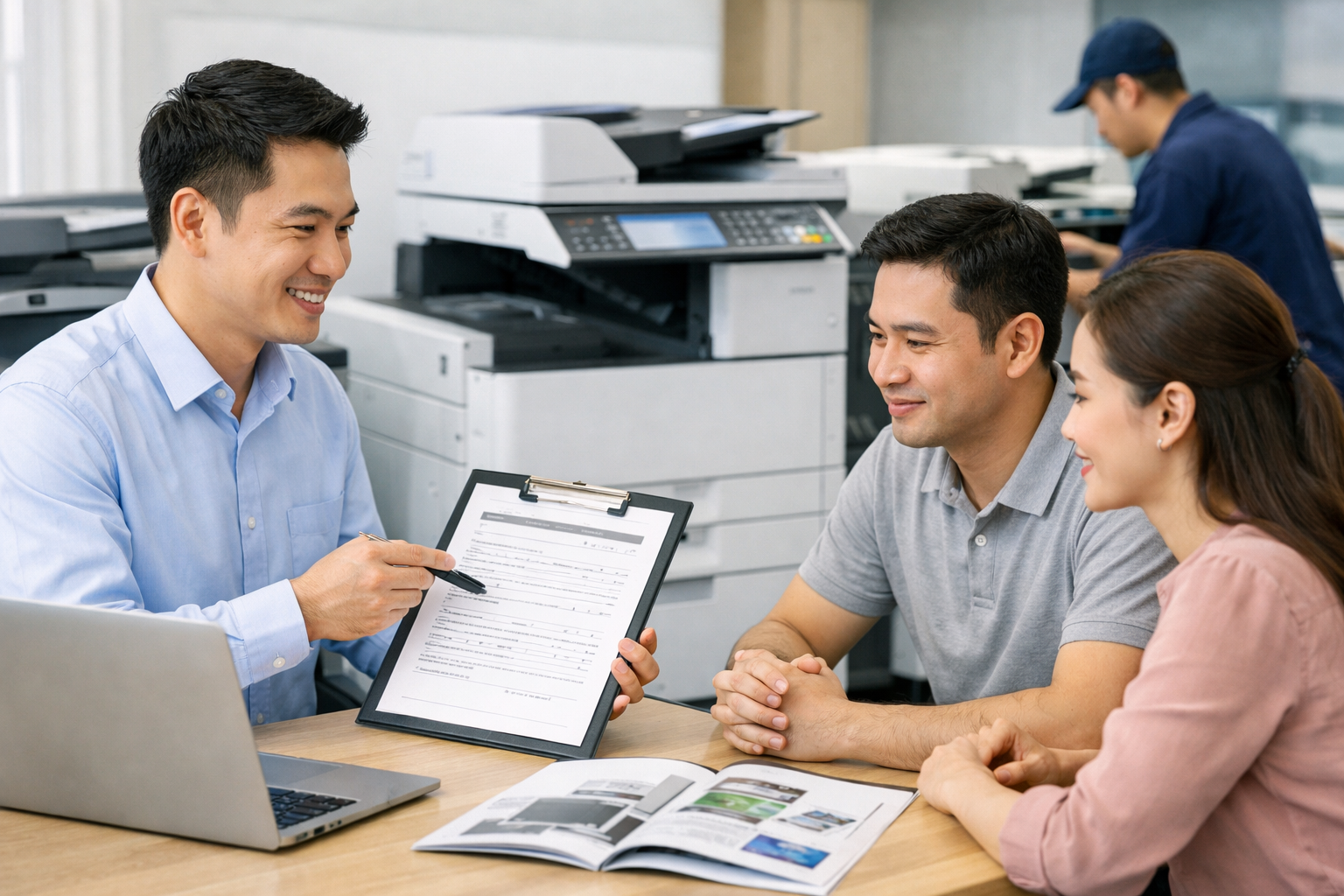 địa chỉ thuê máy photocopy Sơn Điền - Hướng Dẫn Quy Trình Thuê Máy Photocopy Sơn Điền