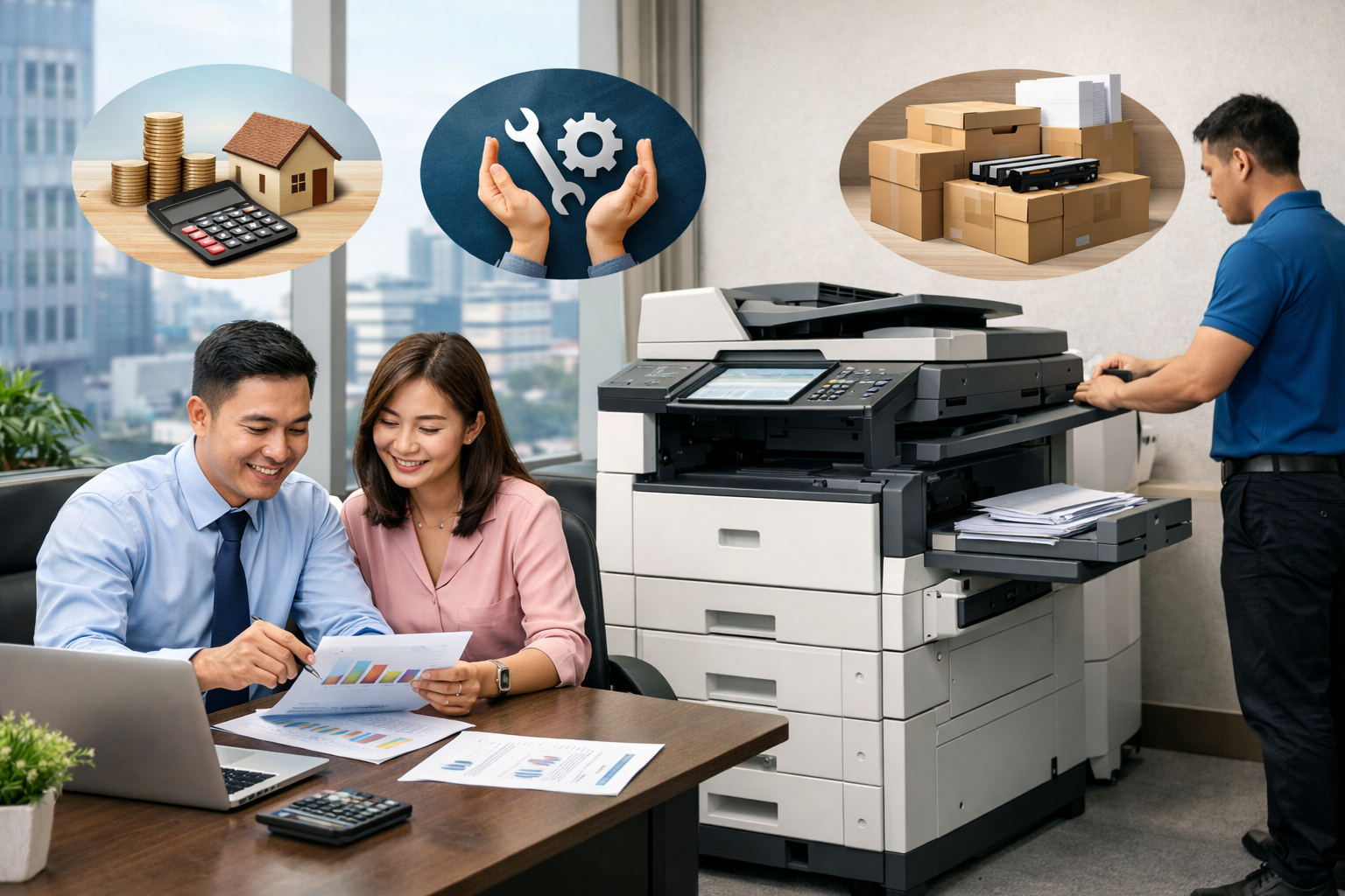 đánh giá thuê máy photocopy Sơn Điền - Lợi Ích Khi Thuê Máy Photocopy Tại Sơn Điền