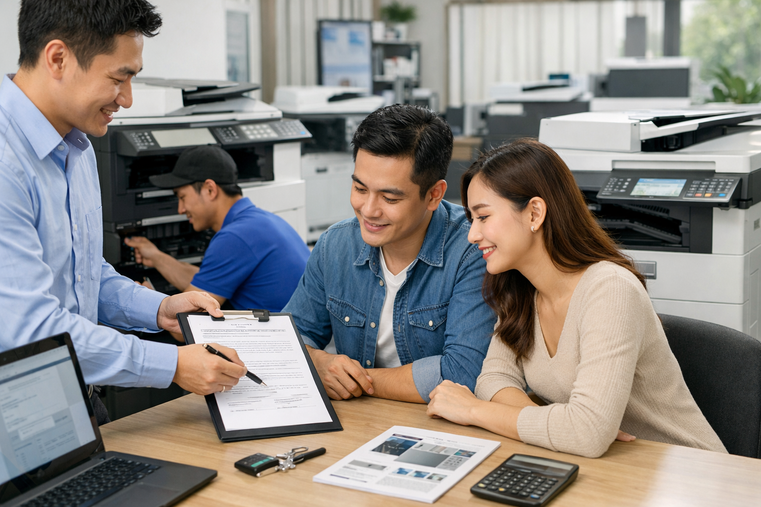 công ty thuê máy photocopy Bảo Thuận - Quy Trình Thuê Máy Photocopy Tại Bảo Thuận