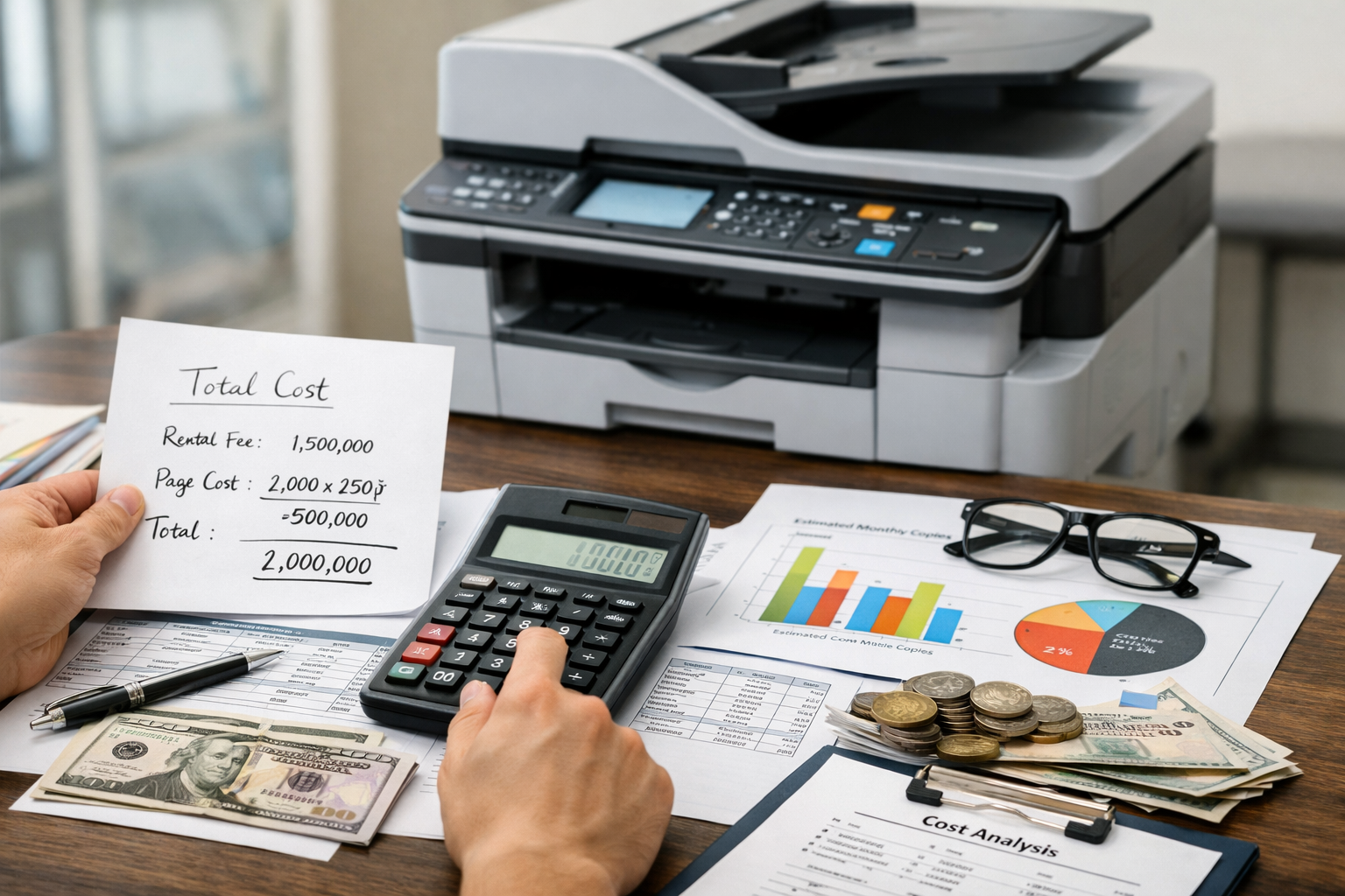 thuê máy photocopy Bảo Thuận giá rẻ - Cách Tính Chi Phí Thuê Máy Photocopy Bảo Thuận