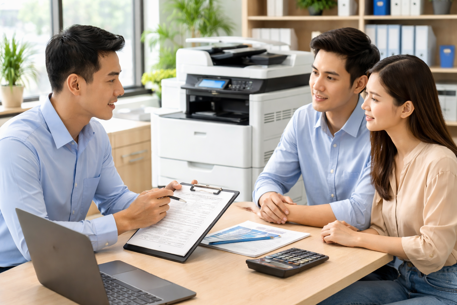 dịch vụ thuê máy photocopy Bảo Thuận - Quy Trình Thuê Máy Photocopy Tại Bảo Thuận