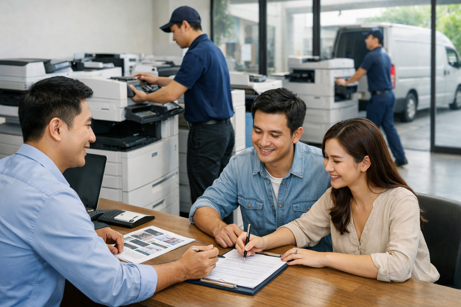 kinh nghiệm thuê máy photocopy Bảo Thuận - Quy Trình Thuê Máy Photocopy Tại Bảo Thuận