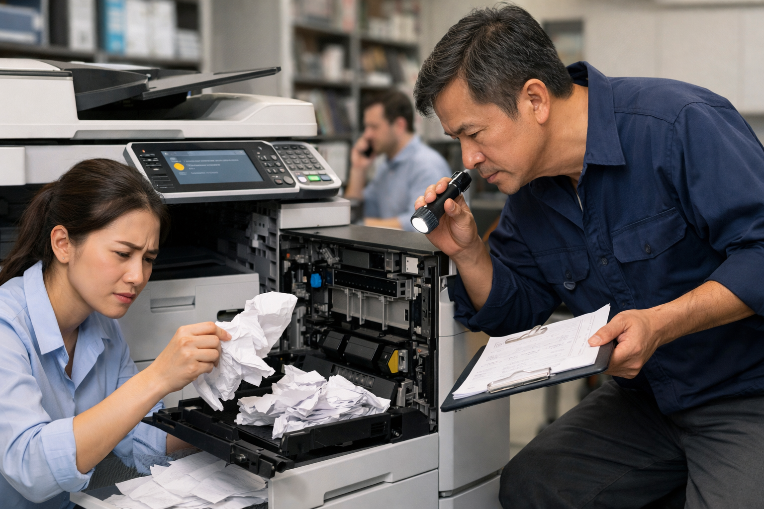 kinh nghiệm thuê máy photocopy Bảo Thuận - Những Lỗi Thường Gặp Khi Thuê Máy Photocopy và Cách Khắc Phục